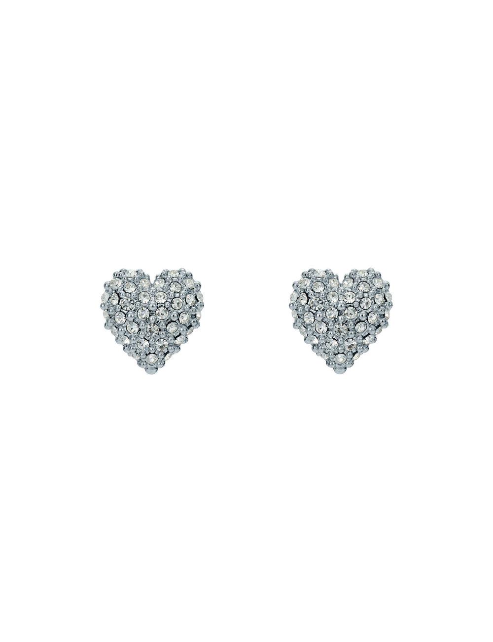 Ted Baker ADORAA - Crystal Heart Stud Oorbellen Dames Zilver | Belgium  136087-COQ