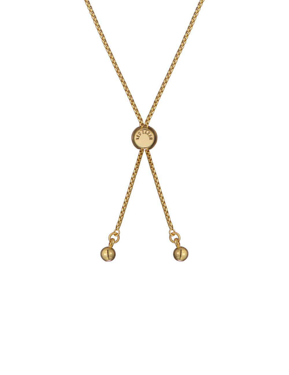 Ted Baker ADORIA - Mini Crystal Heart Adjustable Armbanden Dames Goud | Belgium  293641-PIV