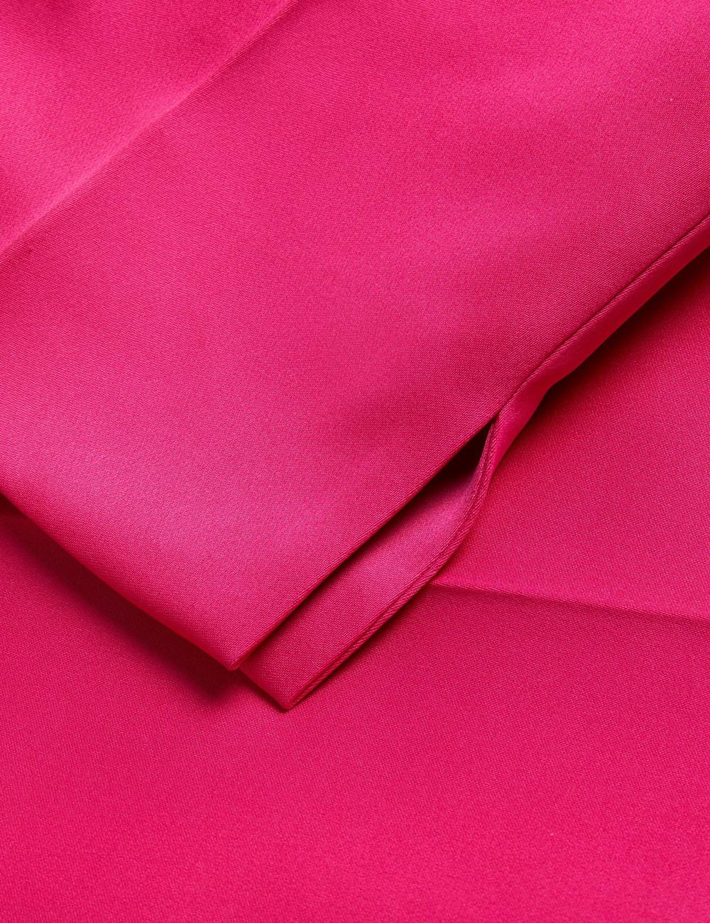 Ted Baker AKENIT - Satin Tailored Slim Leg Broek Dames Fuchsie | Belgium  825031-OWM