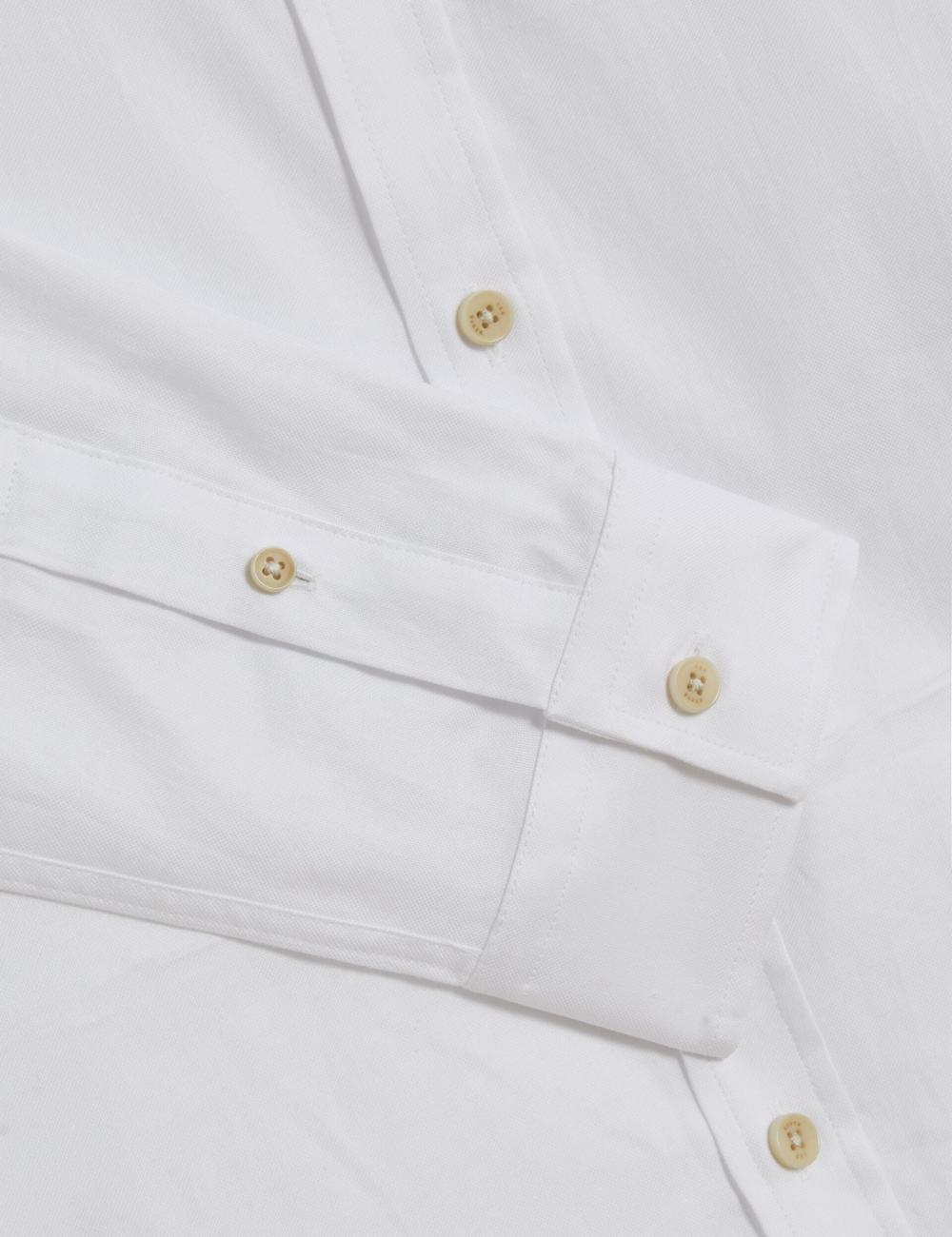 Ted Baker ALLARDO - Regular Fit Cotton Oxford Overhemd Heren Wit | Belgium  591682-TZF