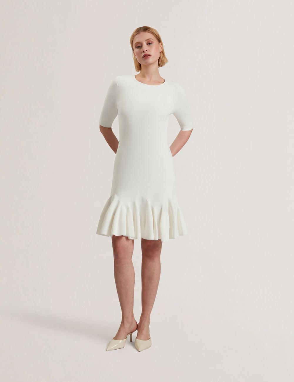 Ted Baker ALZANN Mini-jurk Dames Ivory | Belgium  306517-INP