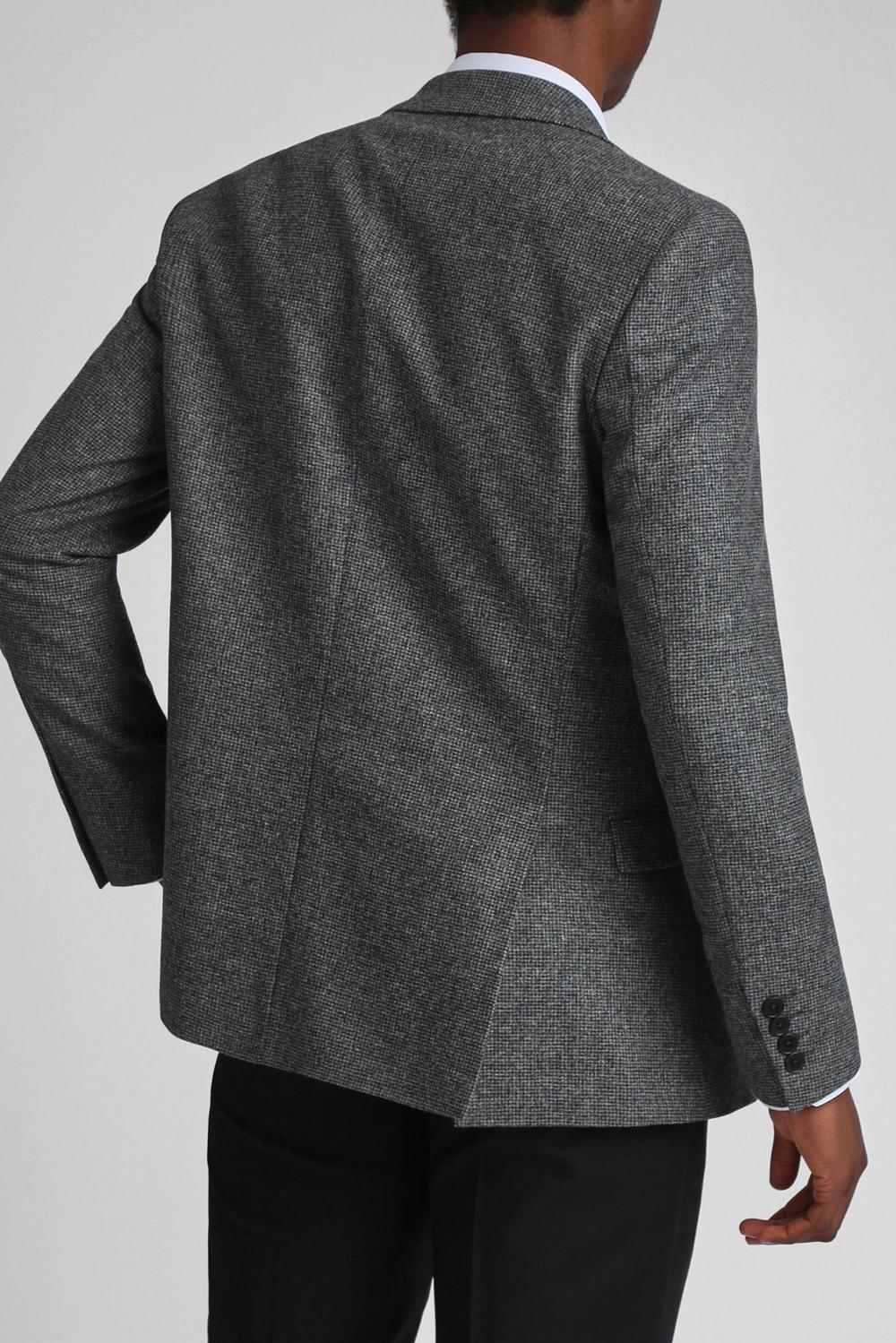 Ted Baker ASOJS - Puppytooth Check Slim Fit Blazer Heren Charcoal | Belgium  530718-CTE