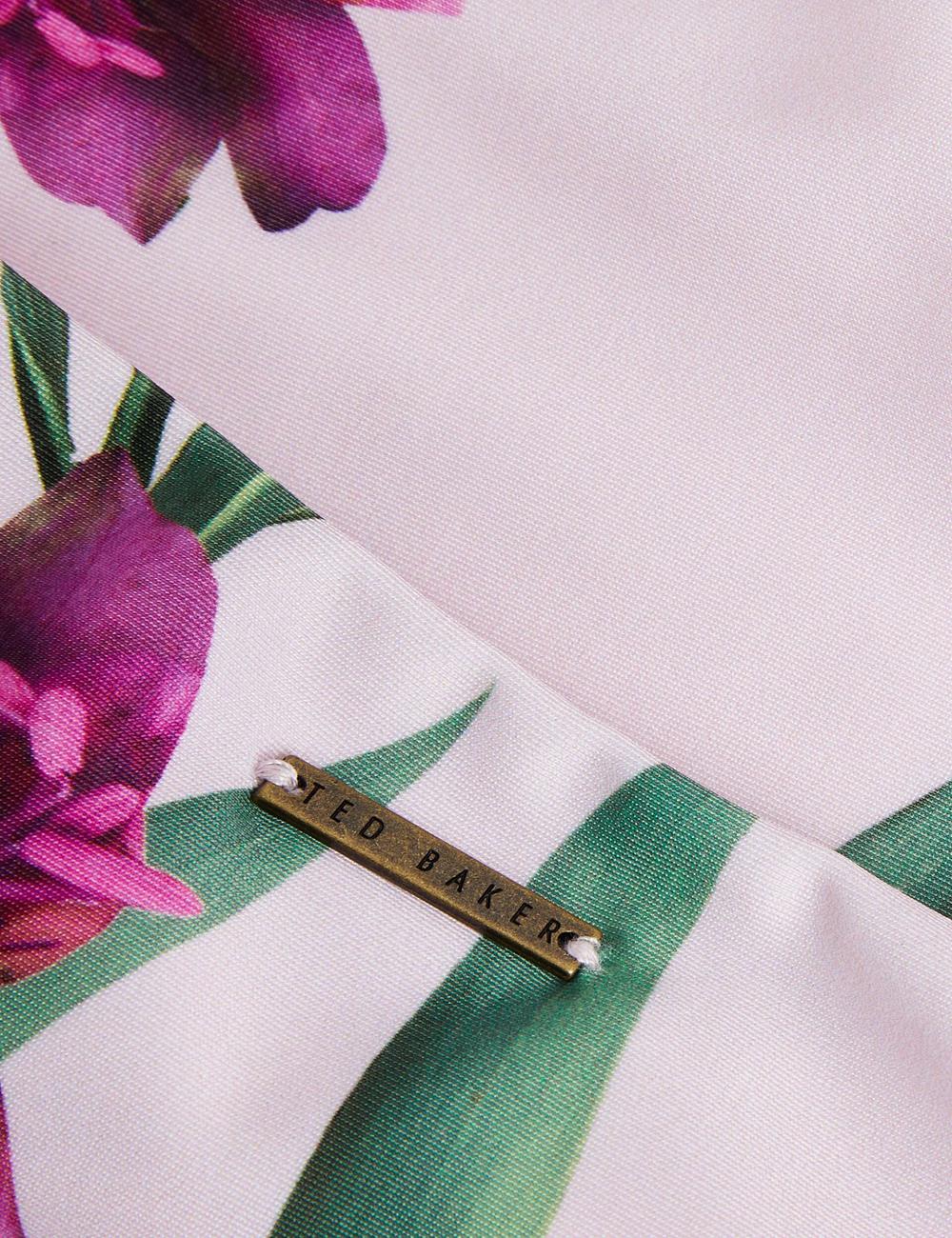 Ted Baker AVELEA - Floral Print High Waisted Bikini Dames Roze | Belgium  384651-HQF