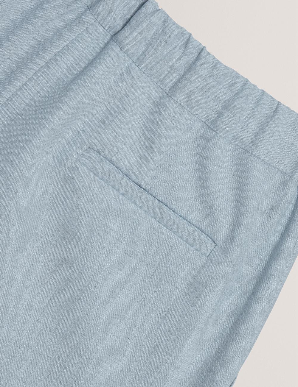 Ted Baker BALLIA - Elasticated Waist Tailored Tapered Broek Dames Blauw | Belgium  346598-JHP