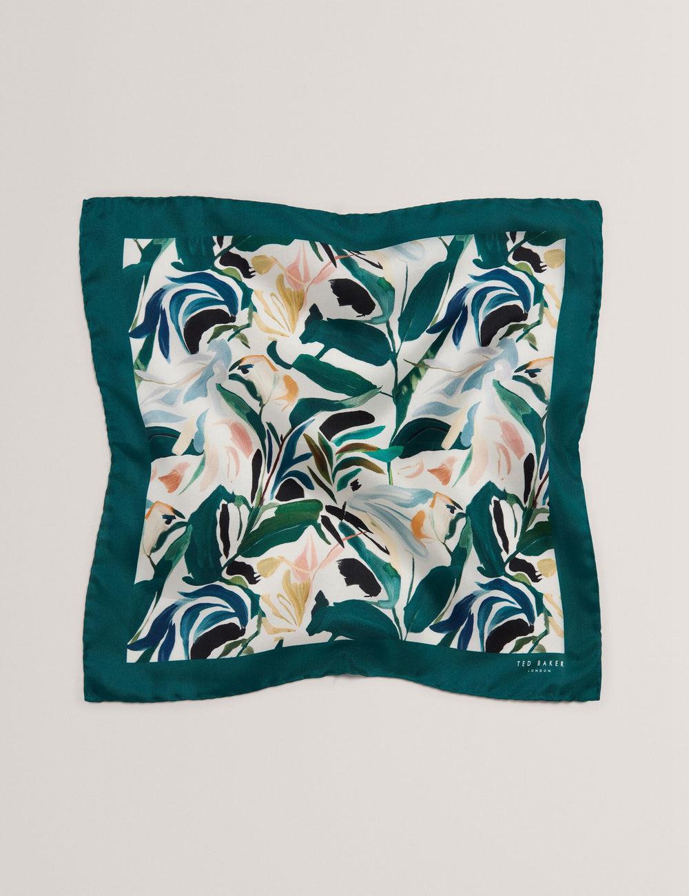 Ted Baker BOYTONP - Botanical Floral Silk Pocket Pochetten Heren Ecru | Belgium  326701-DOA