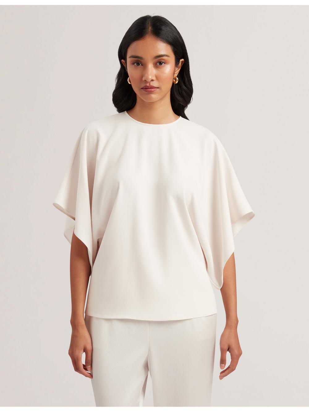 Ted Baker CHERIKA Blouse Dames Ivory | Belgium  394758-SBD