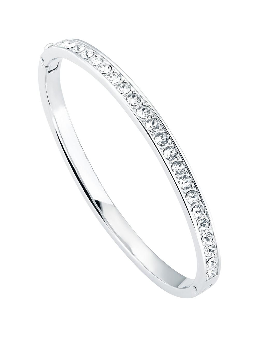 Ted Baker CLEMARA - Crystal Hinge Bangle Armbanden Dames Zilver | Belgium  239054-NAF