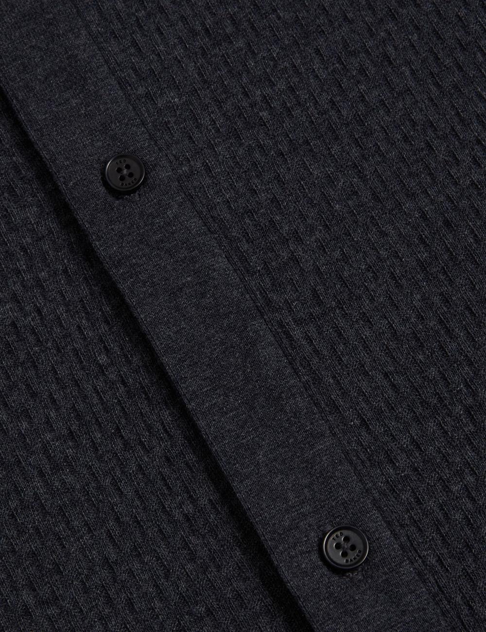 Ted Baker CONNYR - Short Sleeve Button Through Poloshirt Heren Donkerblauw | Belgium  732160-PRK