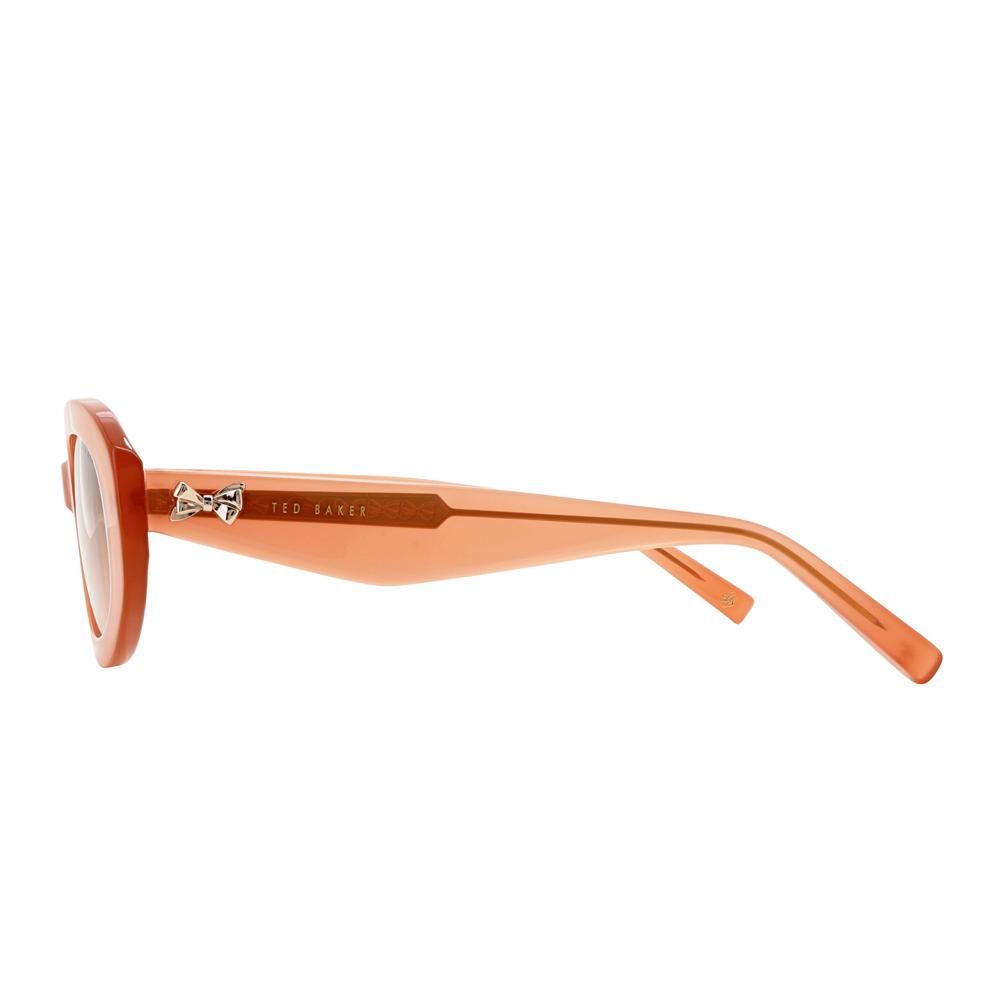 Ted Baker DAISIE - Chunky Oval Bow Detail Zonnebril Dames Roze Roze | Belgium  491235-HSR