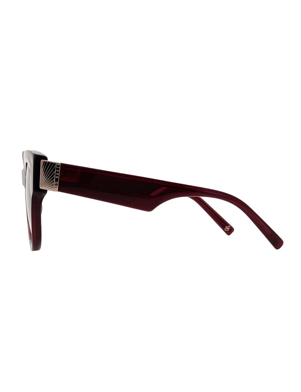 Ted Baker FARAH - Hardware Detail Cat Eye Zonnebril Dames Plum | Belgium  329071-TFD