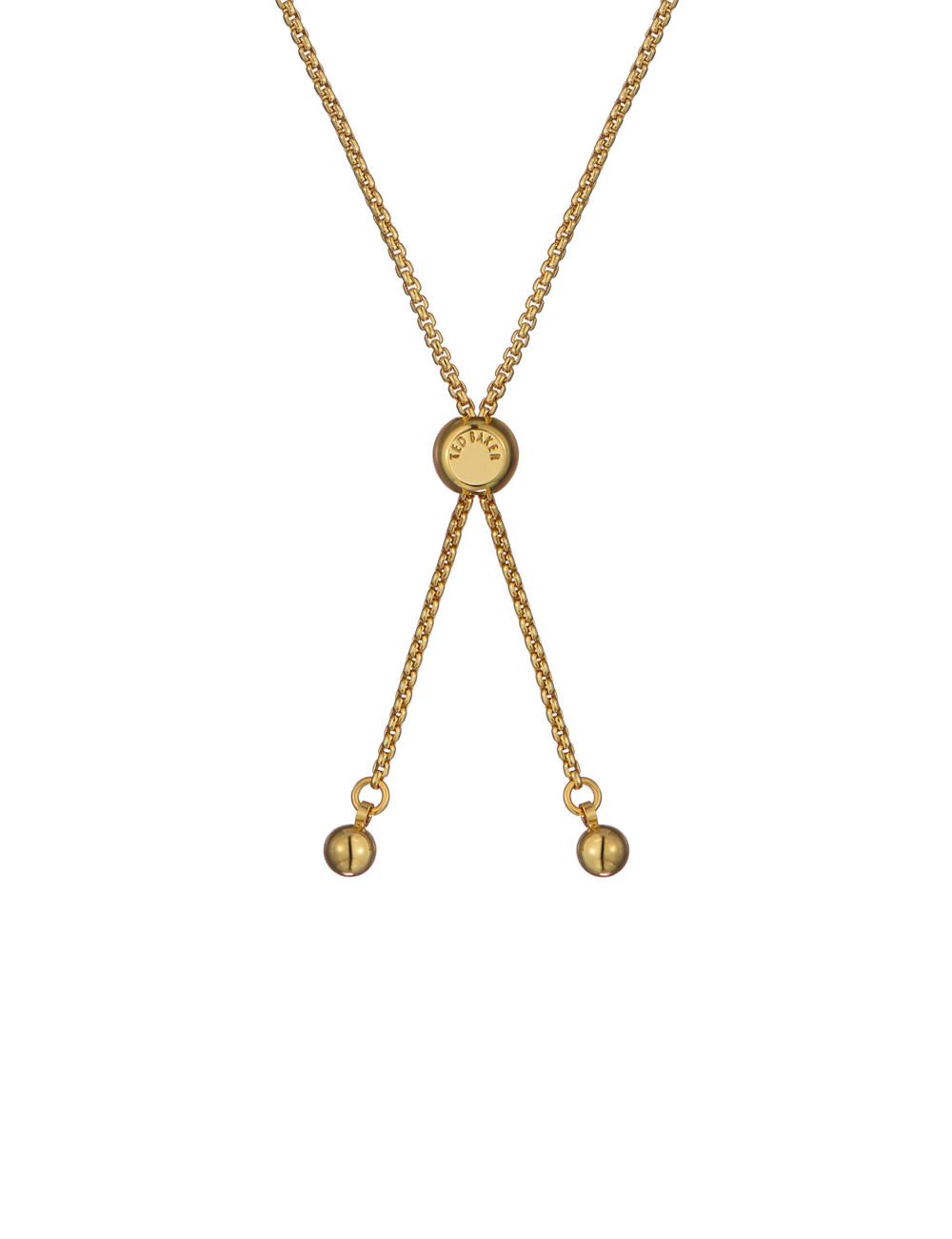 Ted Baker FLORINA - Crystal Flower Adjustable Armbanden Dames Goud | Belgium  650128-YMV