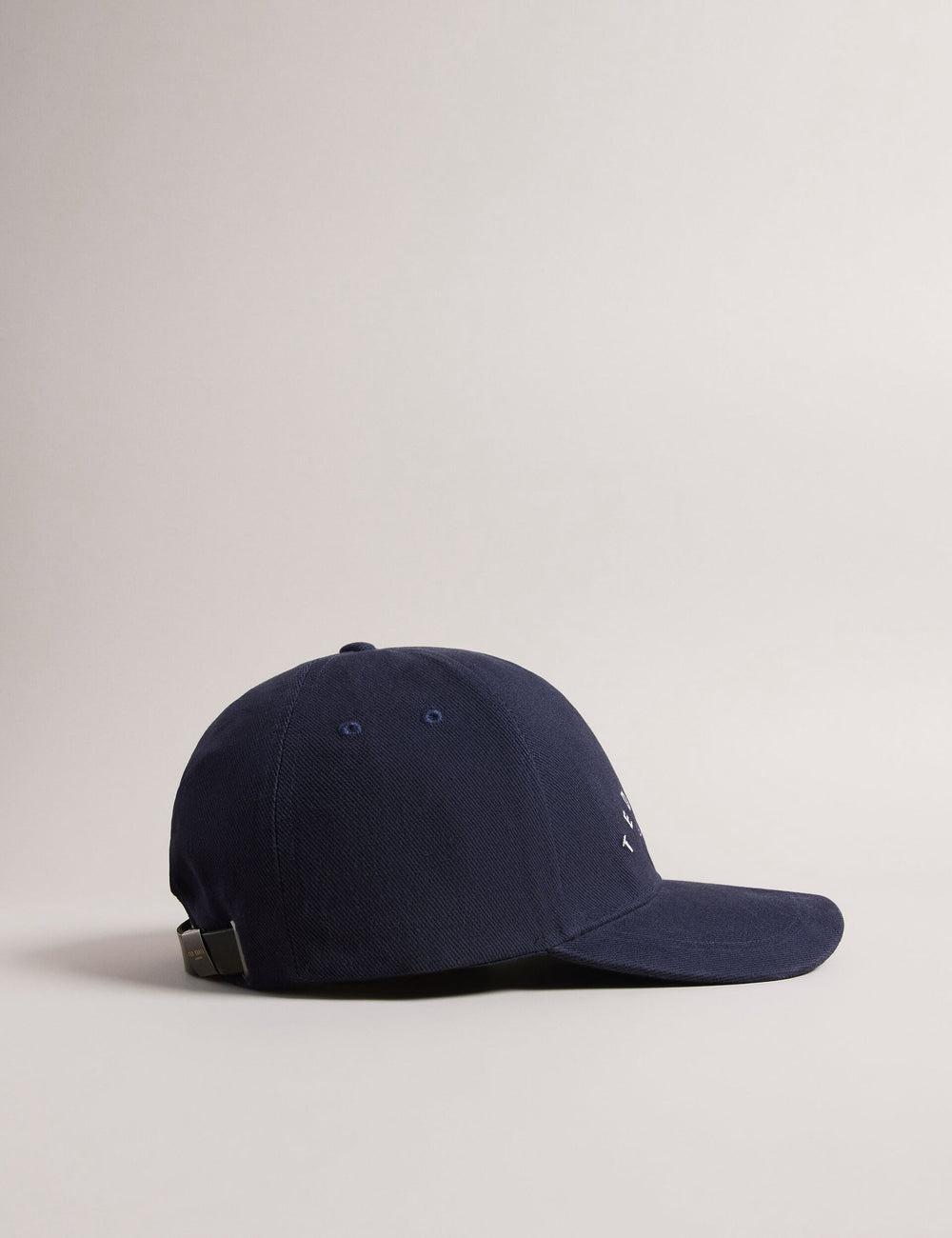 Ted Baker FRREDDI - Embroidered Logo Canvas Baseball Pet Heren Donkerblauw | Belgium  738405-DWX