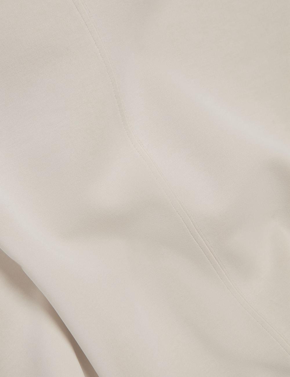 Ted Baker HALIYY - Funnel Neck Boxy Short Sleeve Sweatshirts Dames Ivory | Belgium  538620-DSK