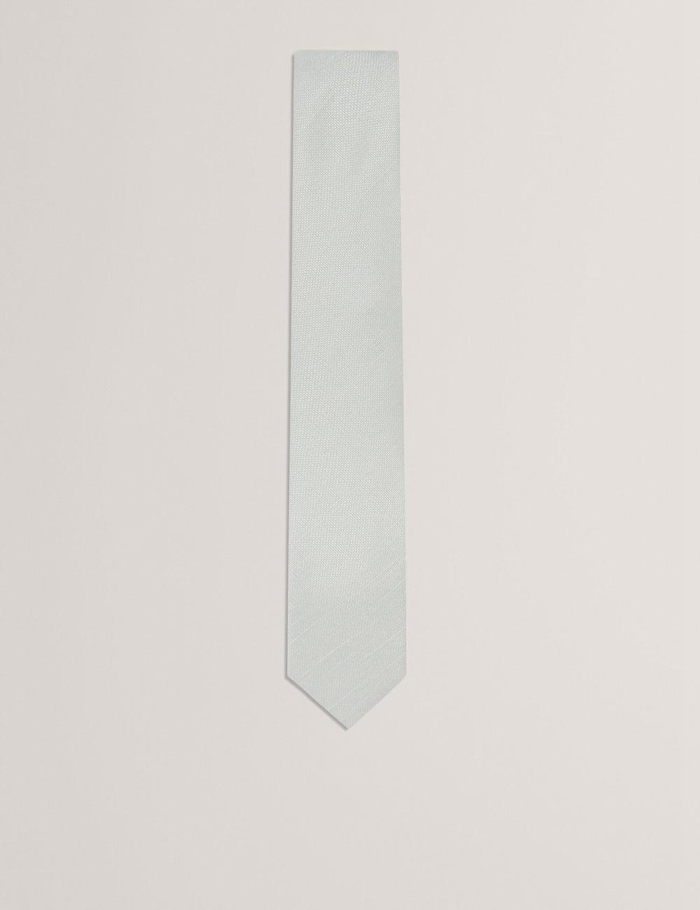 Ted Baker HAWKWEL - Linen Blend Woven Texture Stropdassen Heren Groen | Belgium  026543-RSH