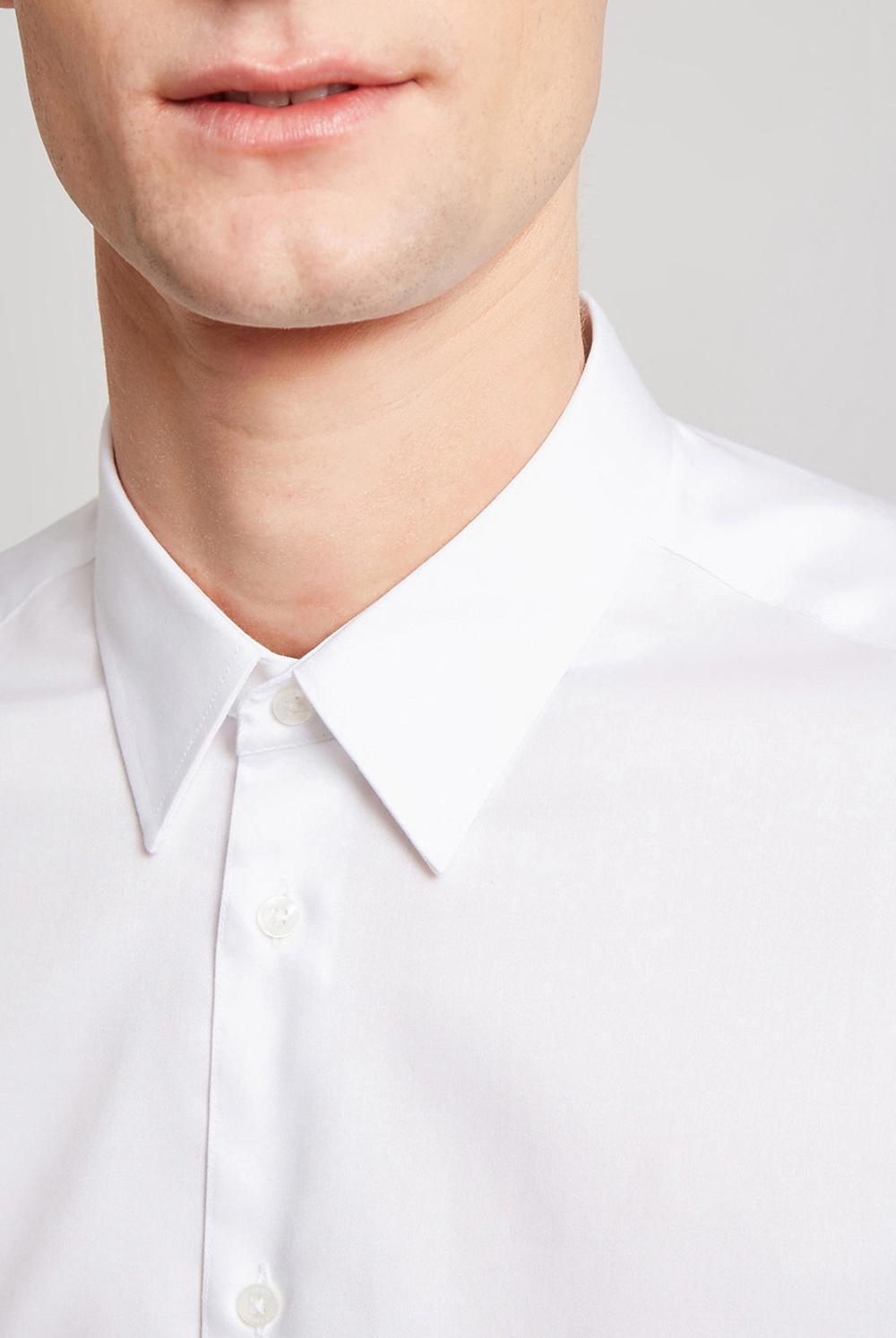 Ted Baker HOLMER - Regular Fit White Long Sleeve Overhemd Heren Wit | Belgium  608214-XGD
