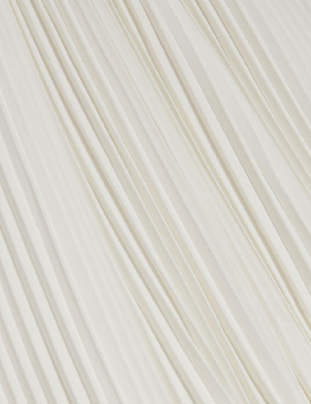 Ted Baker JAMAYA - High Halter Neck Pleated Sleeveless Topjes Dames Ivory | Belgium  321749-SKV