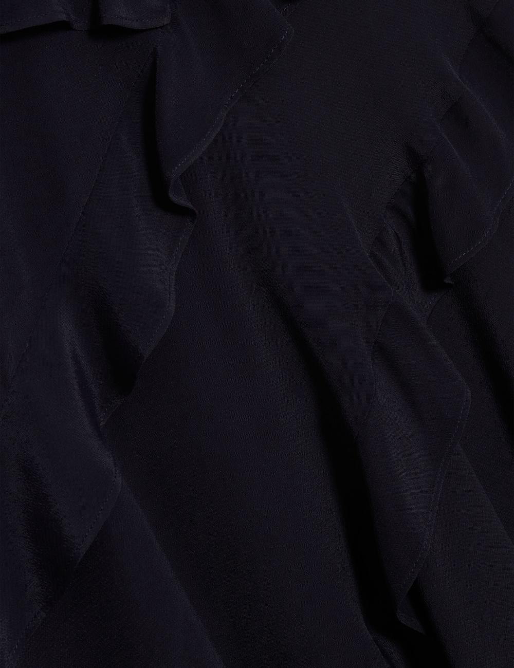 Ted Baker JOJII - Frill Trim Angel Sleeve Mini-jurk Dames Donkerblauw | Belgium  902465-STB