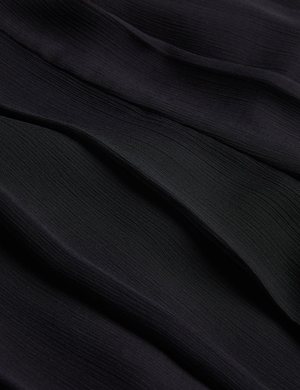 Ted Baker KOKUTO - Chiffon Pleated Wide Leg Palazzo Broek Dames Zwart | Belgium  481273-YXT