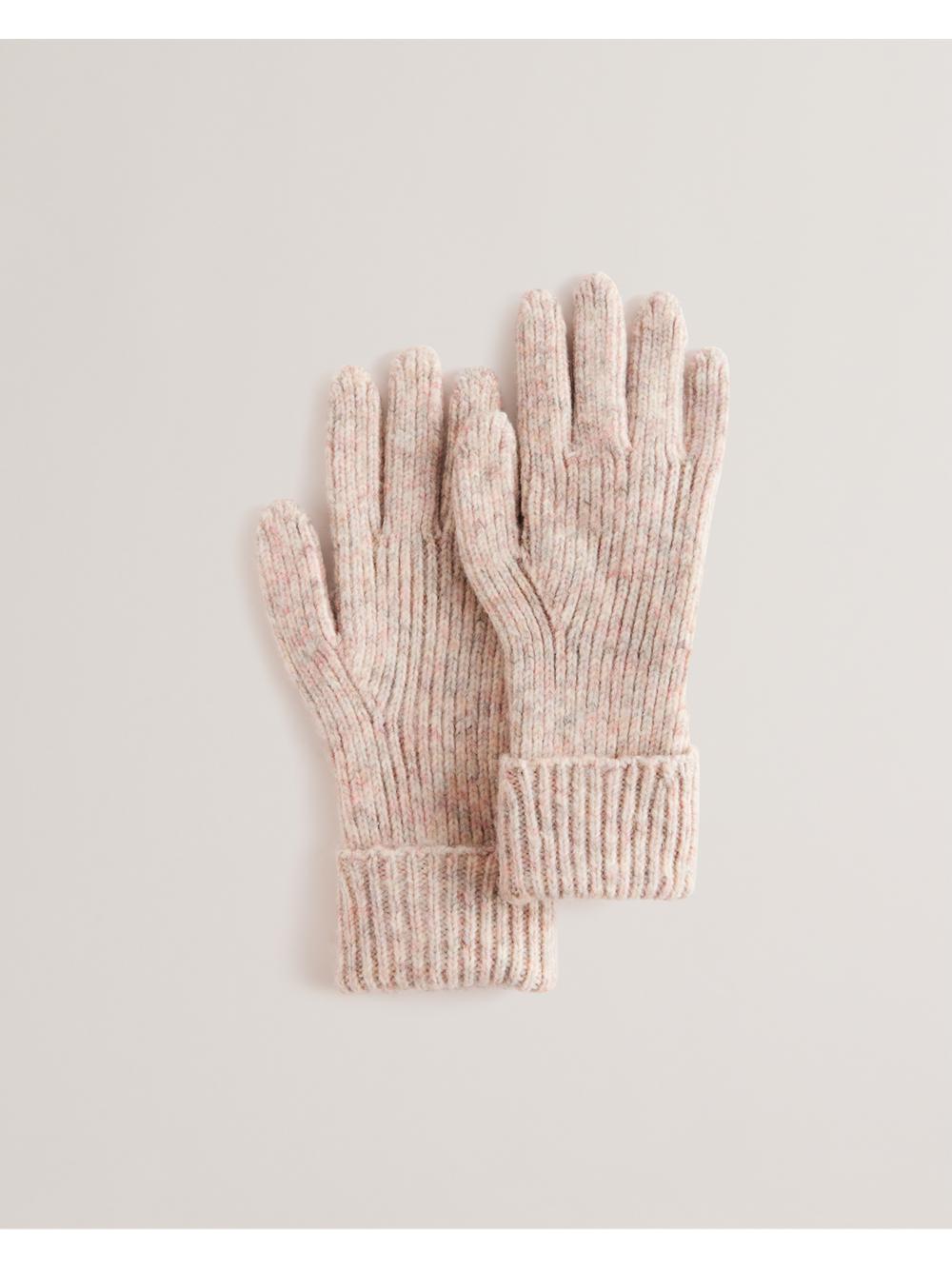 Ted Baker LIDIIE - Wool Blend Ribbed Knit Handschoenen Dames Roze | Belgium  931058-XDF