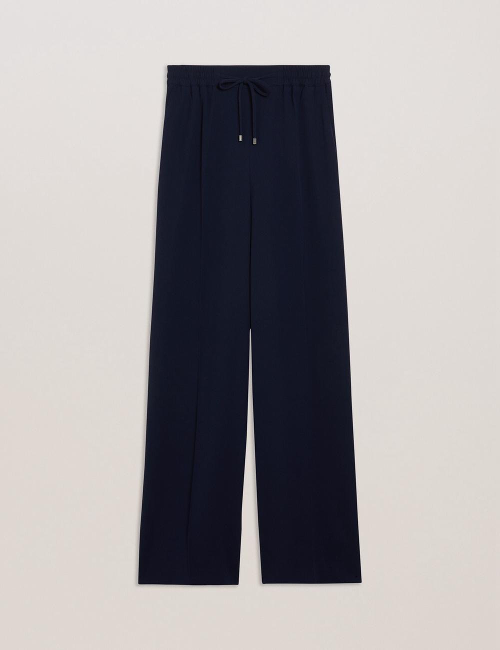 Ted Baker LILIAAH - Wide Leg Tailored Broek Dames Donkerblauw | Belgium  819420-XPH