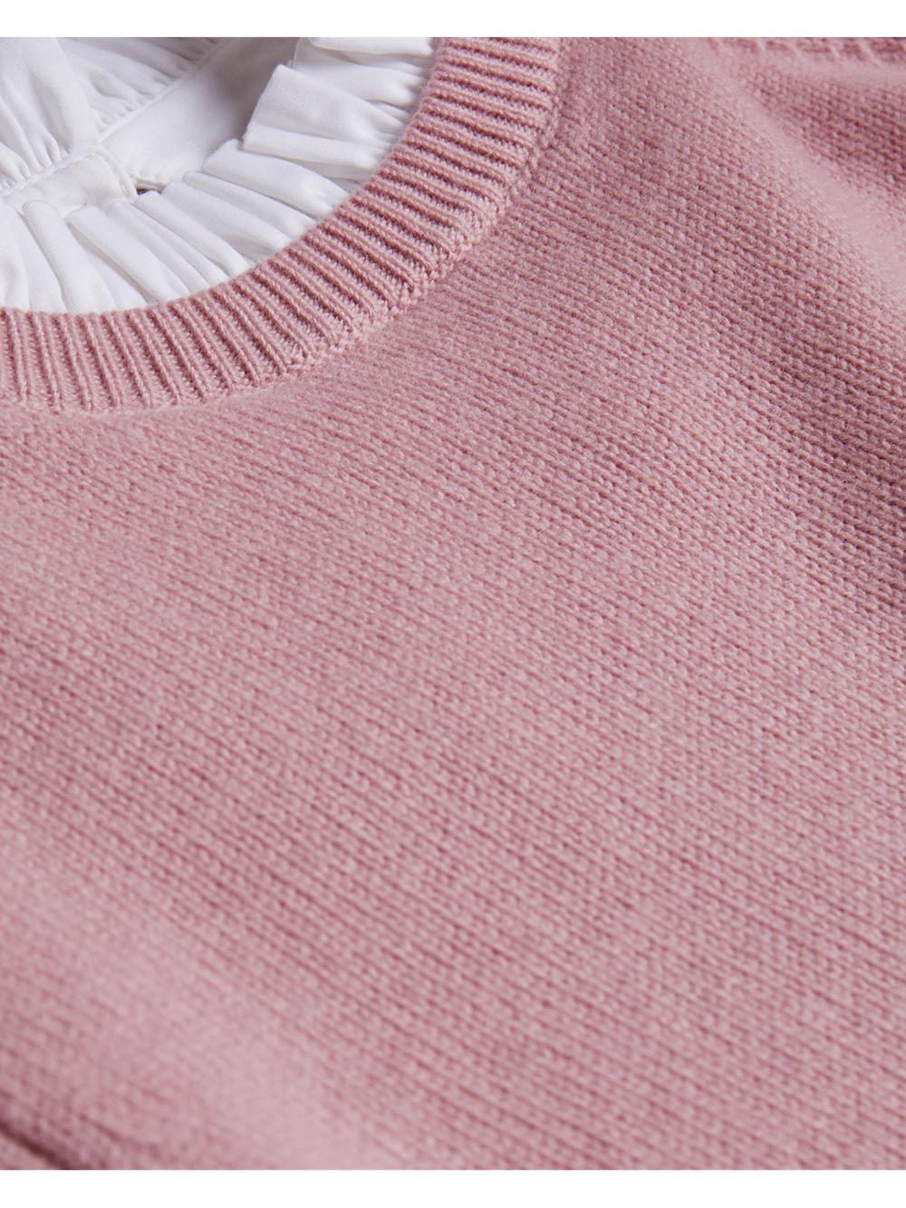 Ted Baker LISSIAH - Bobble Detail Shirt Hem Knitted Jumpers Dames Roze | Belgium  908326-NUO