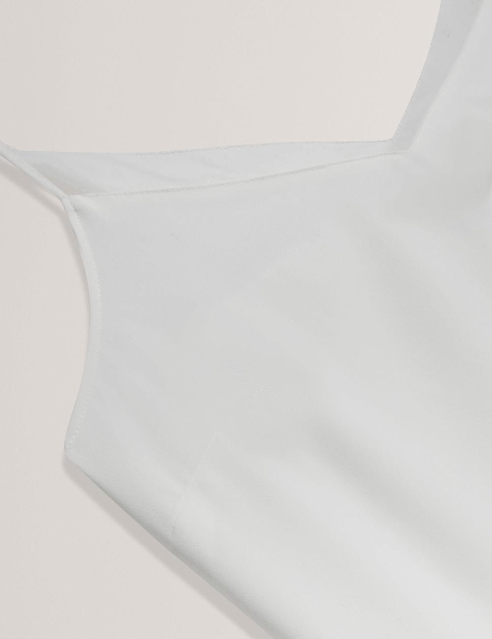 Ted Baker LULEA - Chiffon Detail V-Neck Strappy Cami Topjes Dames Ivory | Belgium  345871-UDQ