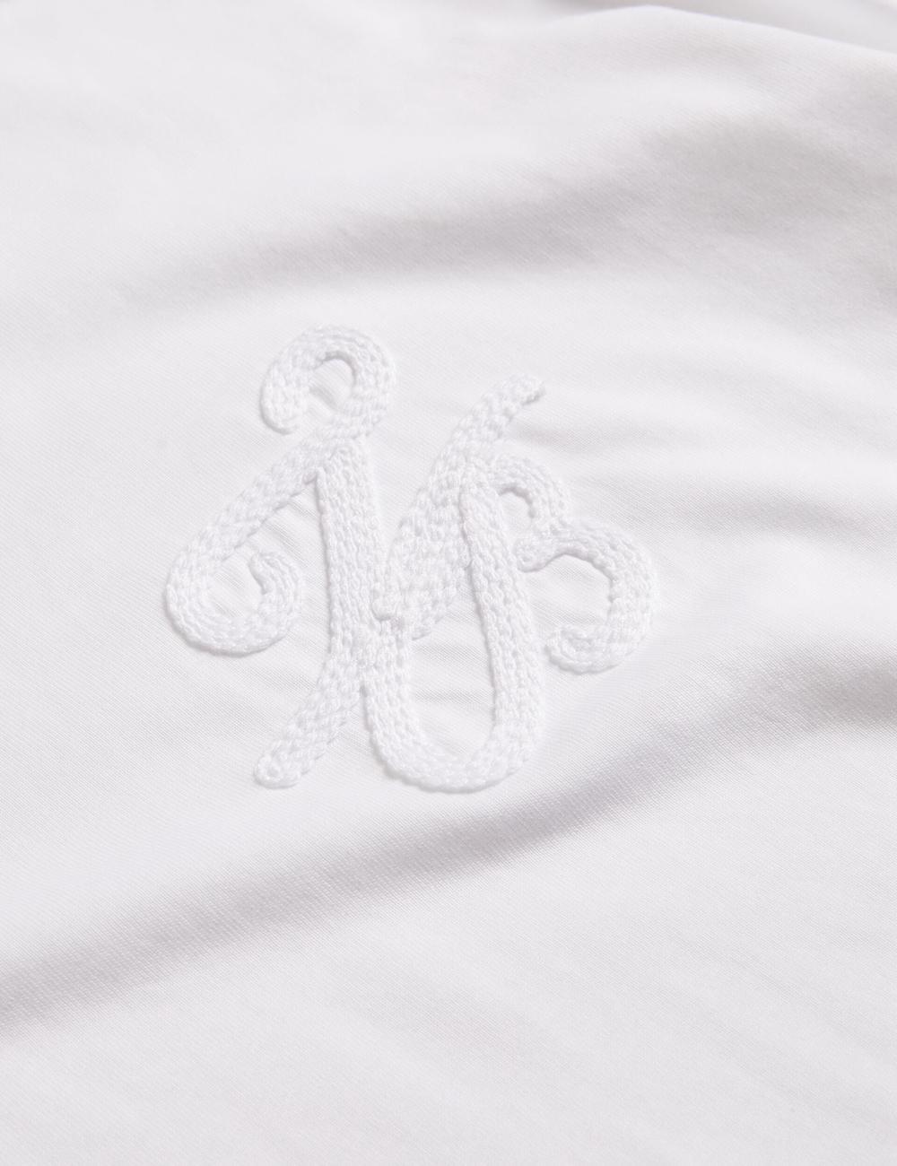 Ted Baker MALORRY - Embroidered Logo Boxy Cotton T-shirts Dames Wit | Belgium  602791-GDR