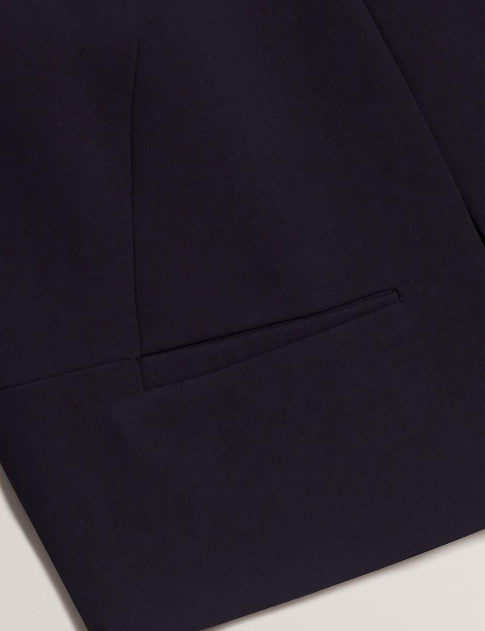 Ted Baker MANABJL - Tailored Round Neck Cropped Open Jassen Dames Donkerblauw | Belgium  968150-JTV