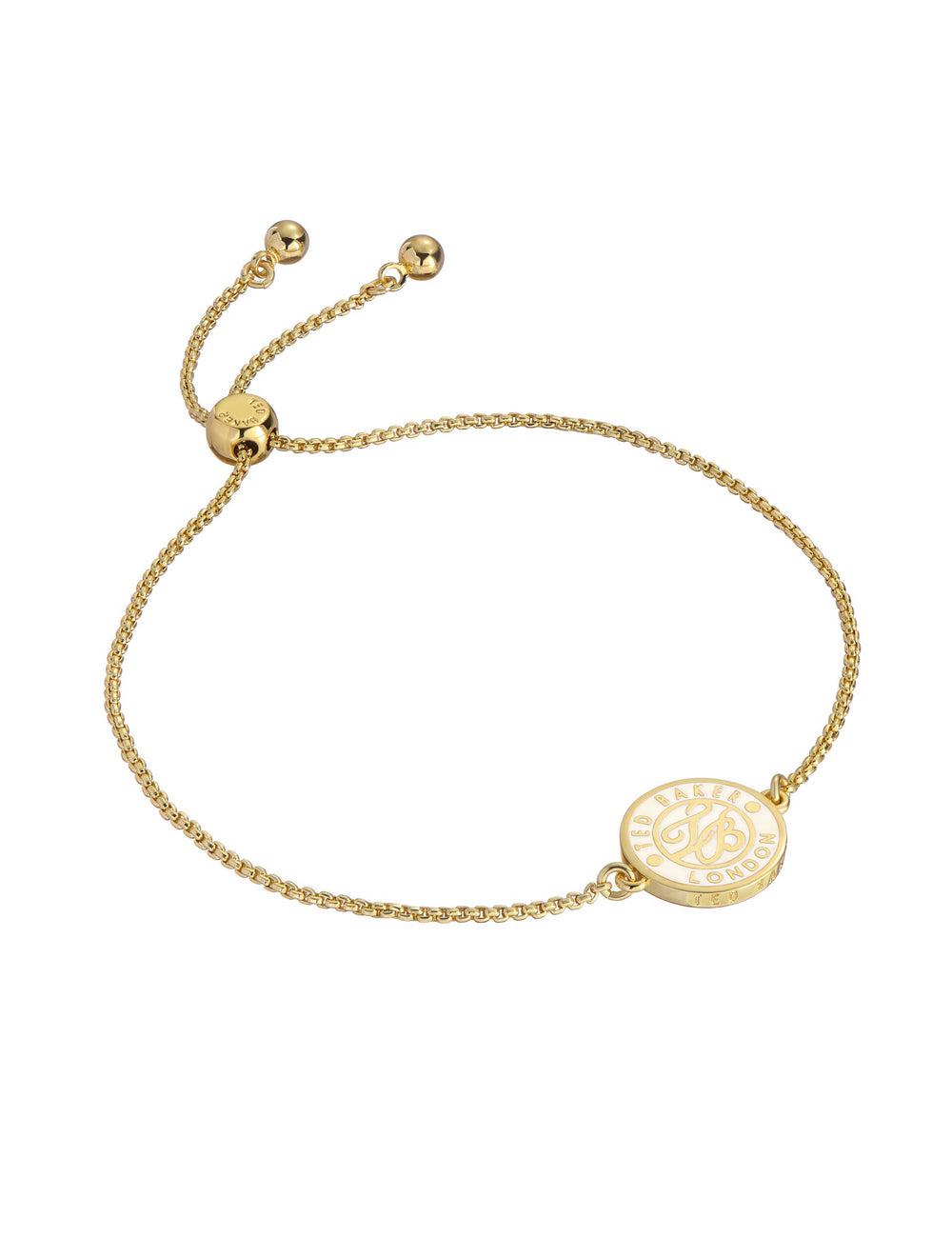 Ted Baker MONELLE - Monogram Logo Coin Adjustable Armbanden Dames Goud | Belgium  816729-OHV