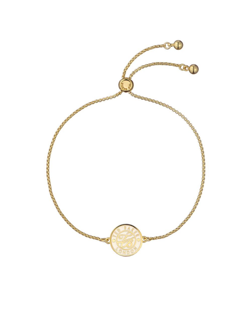 Ted Baker MONELLE - Monogram Logo Coin Adjustable Armbanden Dames Goud | Belgium  816729-OHV