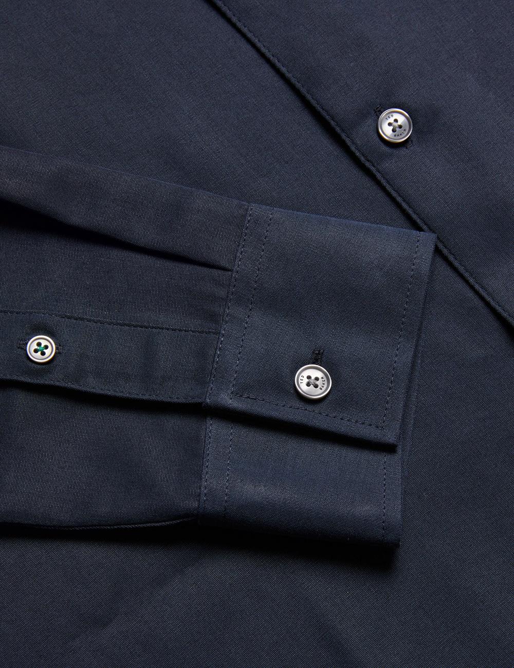 Ted Baker NESSMEN - Embroidered Detail Relaxed Fit Overhemd Heren Donkerblauw | Belgium  946073-BVU