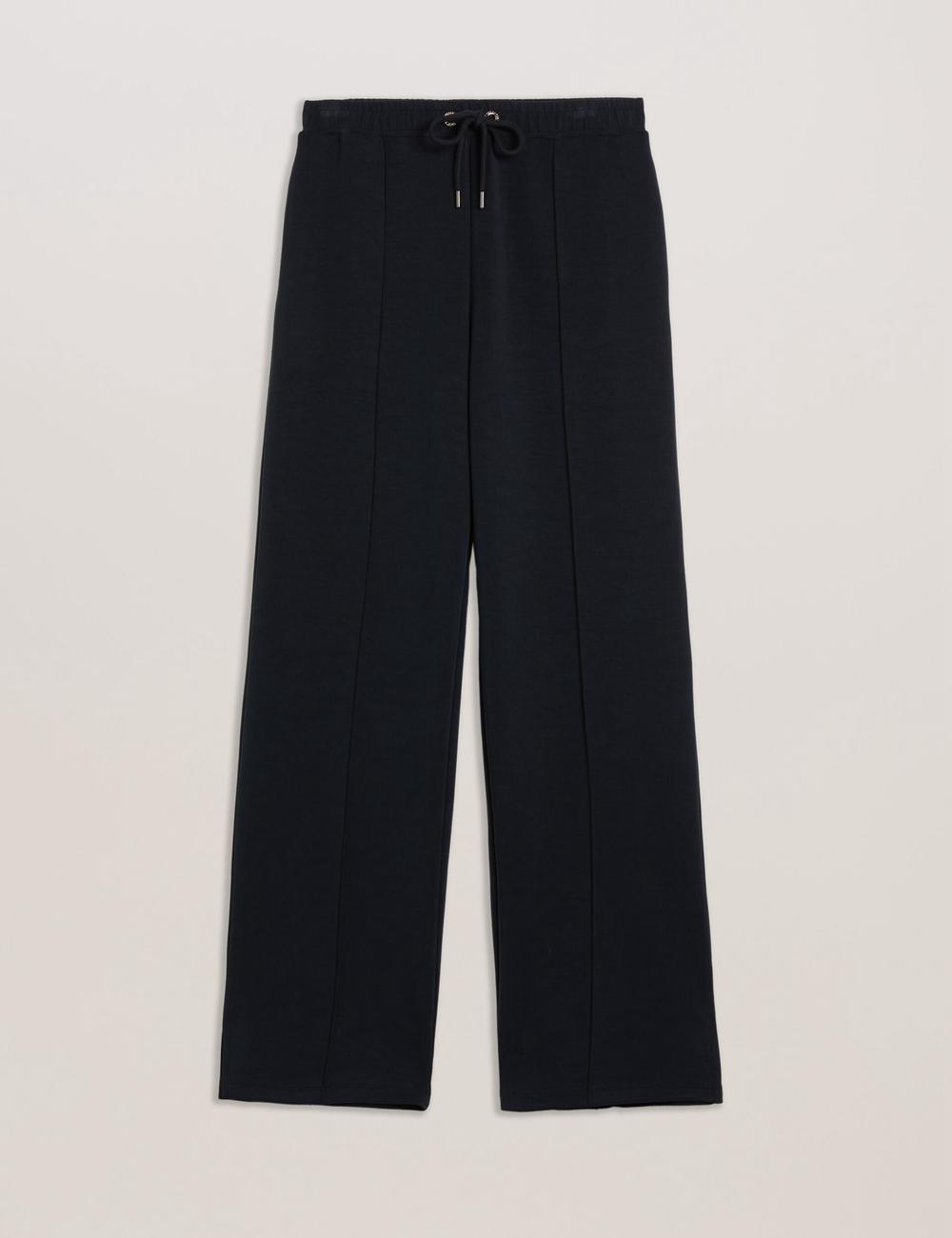 Ted Baker NOWELLL - Straight Leg Joggers With Split Hem Broek Dames Zwart | Belgium  263891-QNB