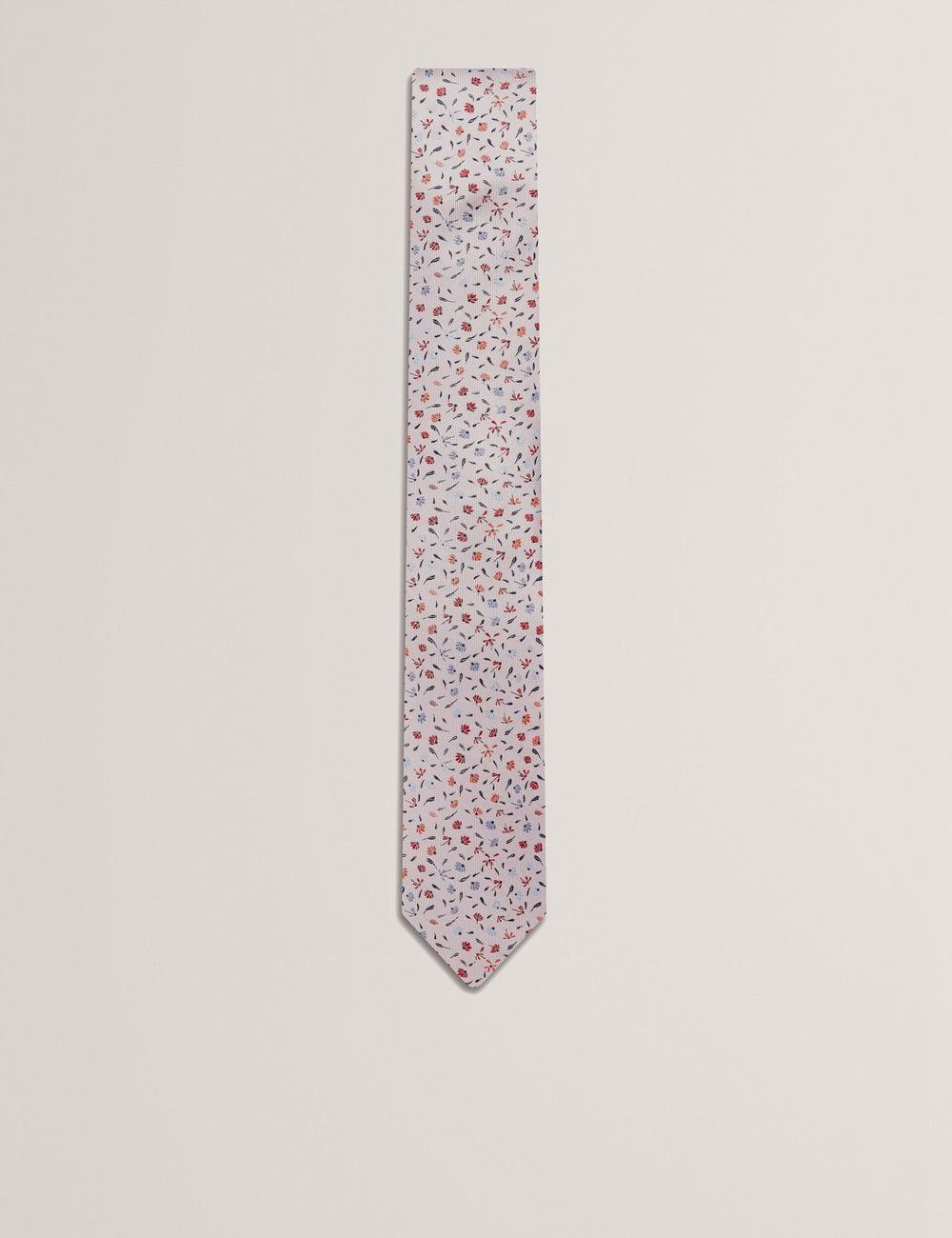 Ted Baker ORSEA - Ditsy Petal Print Woven Silk Stropdassen Heren Roze | Belgium  253809-EXG