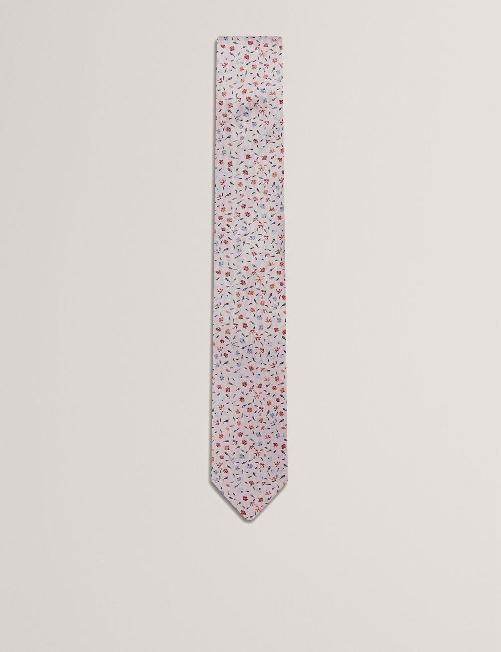 Ted Baker ORSEA - Ditsy Petal Print Woven Silk Stropdassen Heren Roze | Belgium  253809-EXG