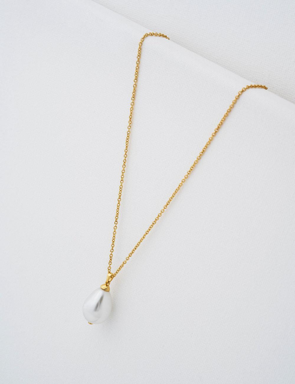 Ted Baker PARMLIA - Pearl Drop Pendant Kettingen Dames Goud | Belgium  536208-SRX