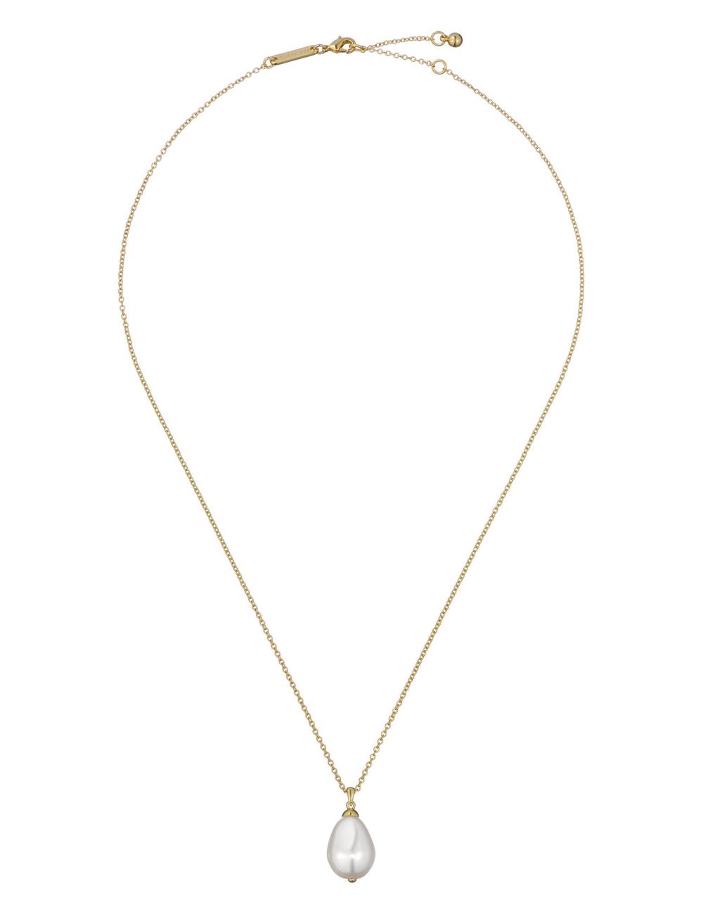 Ted Baker PARMLIA - Pearl Drop Pendant Kettingen Dames Goud | Belgium  536208-SRX