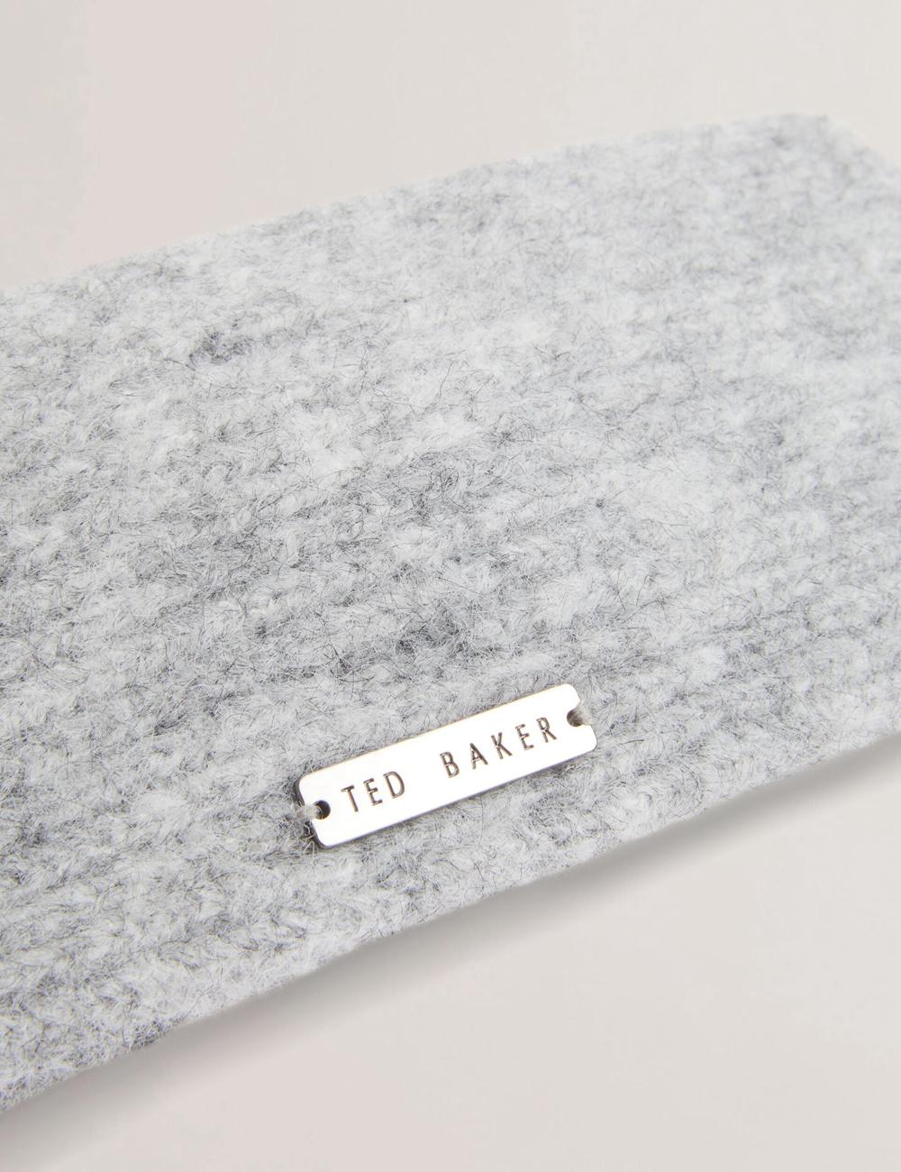 Ted Baker PENAOPA - Rhinestone Detail Knitted Hoofdband Dames Grijs | Belgium  426108-REL