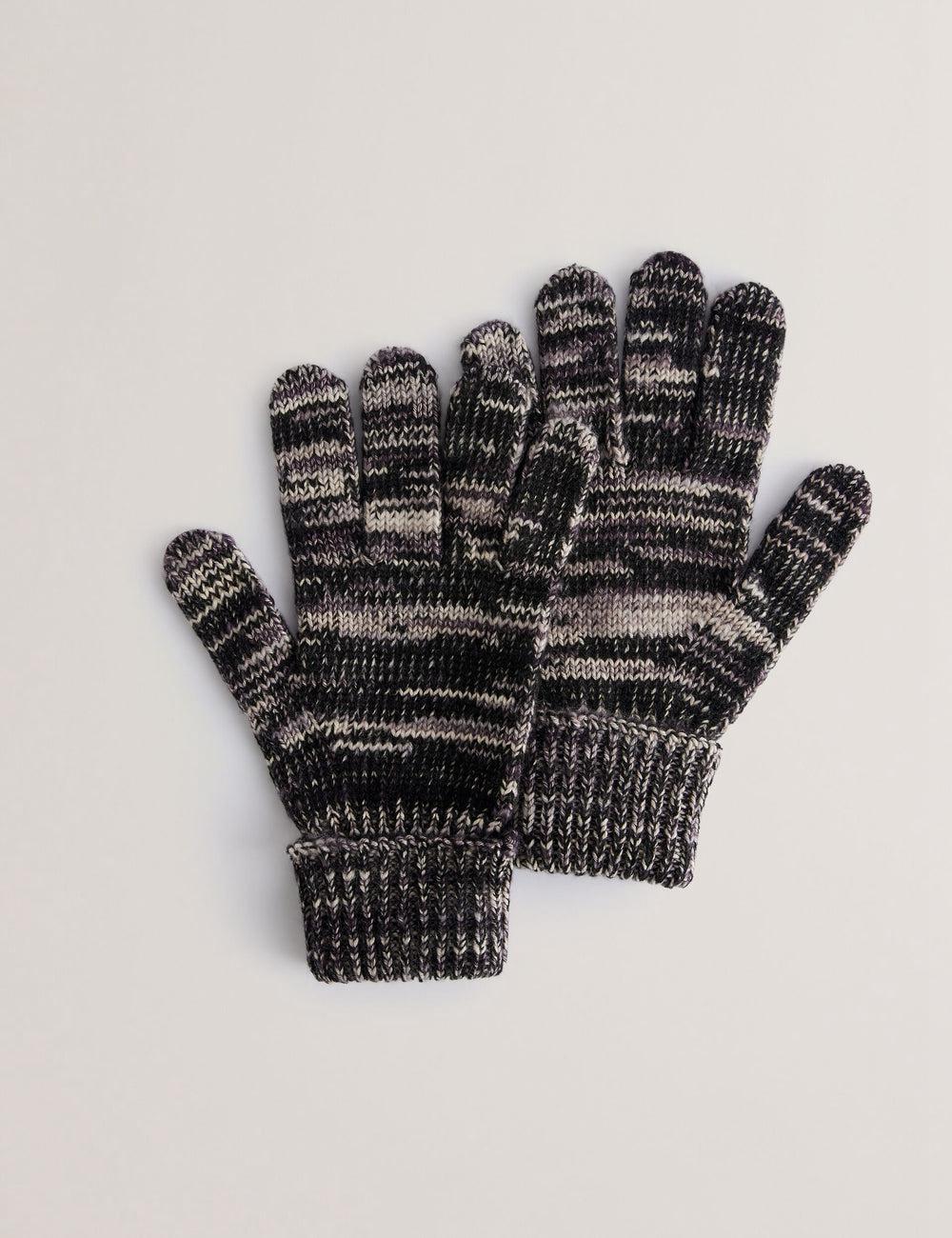 Ted Baker PERCIYS - Marl Knit Ribbed Cuff Handschoenen Heren Grijs | Belgium  493057-CGD