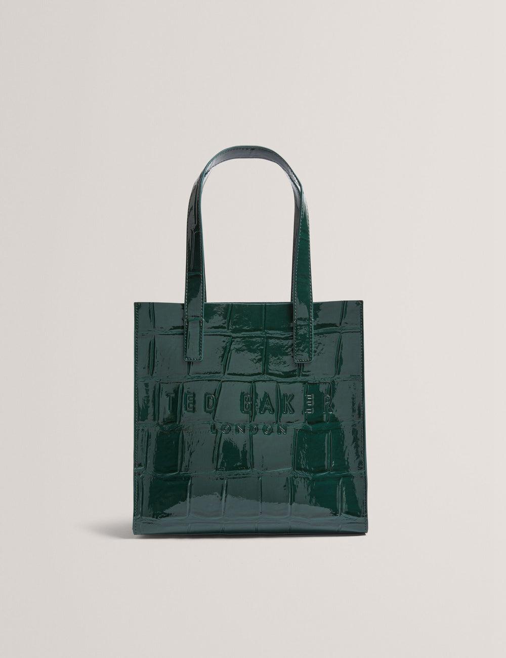 Ted Baker REPTCON - Croc Effect Small Tote Tassen Dames Groen | Belgium  024635-HBZ