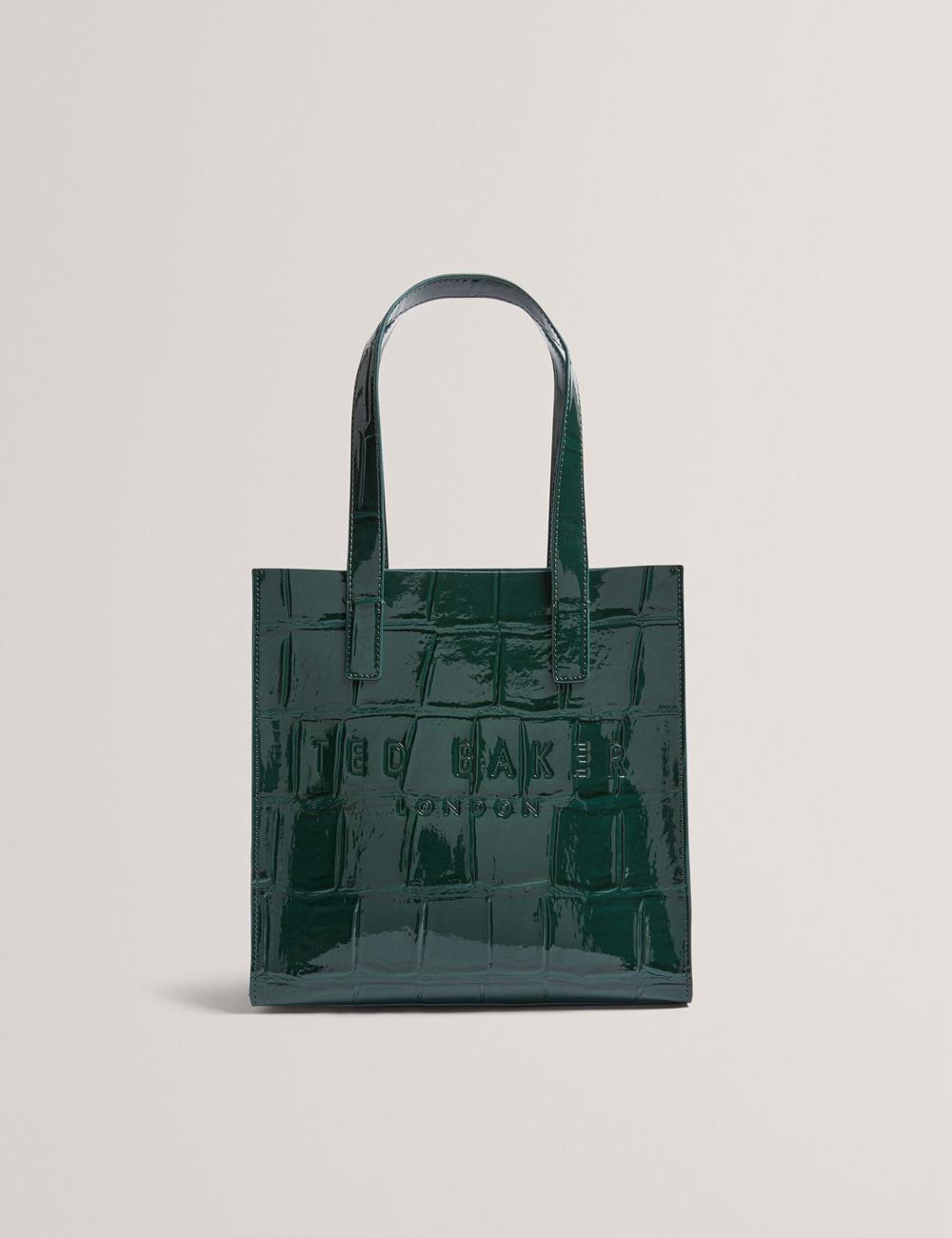 Ted Baker REPTCON - Croc Effect Small Tote Tassen Dames Groen | Belgium  024635-HBZ