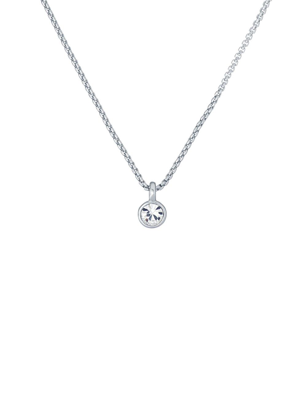 Ted Baker SININAA - Mini Crystal Pendant Kettingen Dames Zilver | Belgium  017264-MHG