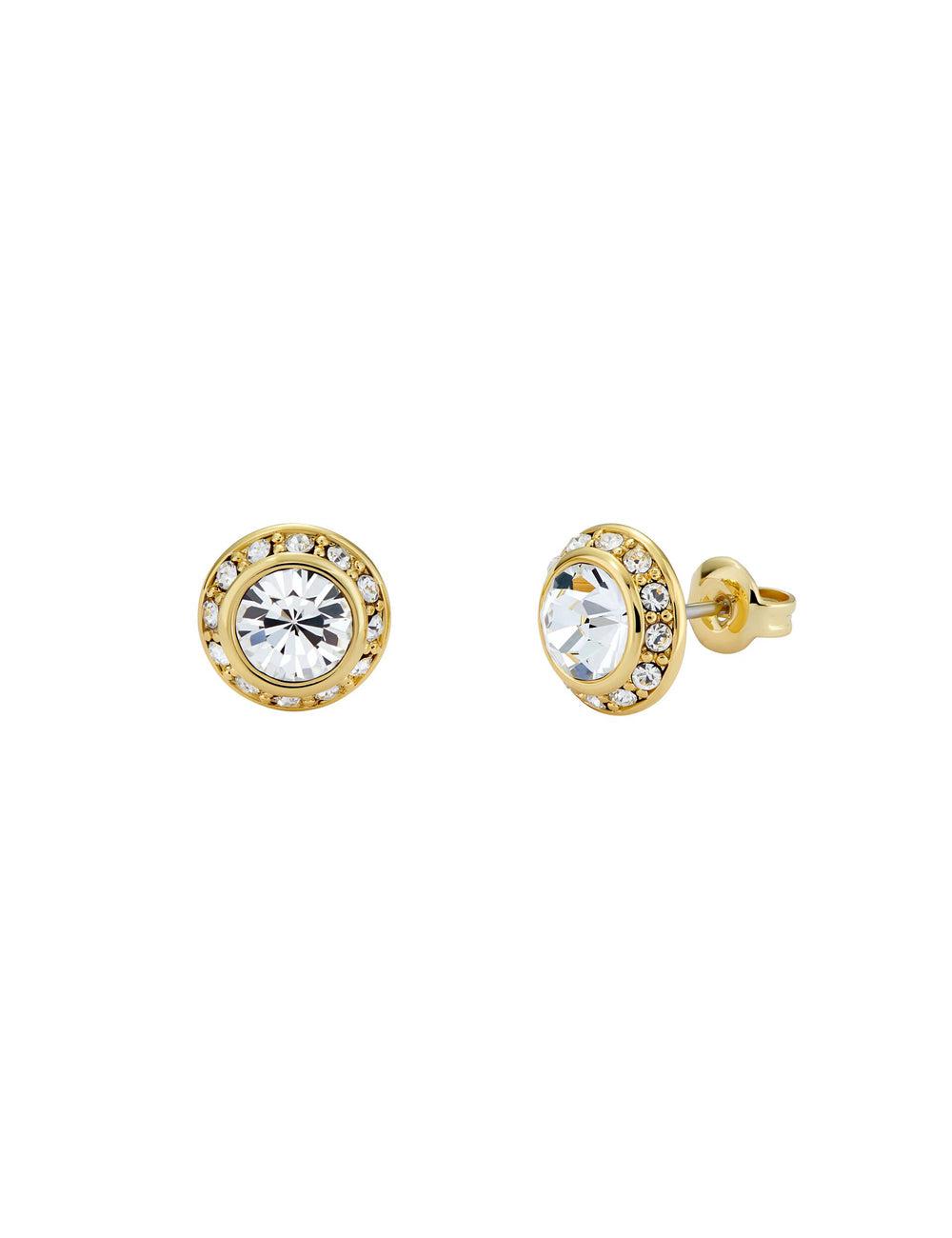 Ted Baker SOLETIA - Solitaire Sparkle Crystal Stud Oorbellen Dames Goud | Belgium  957084-QIY