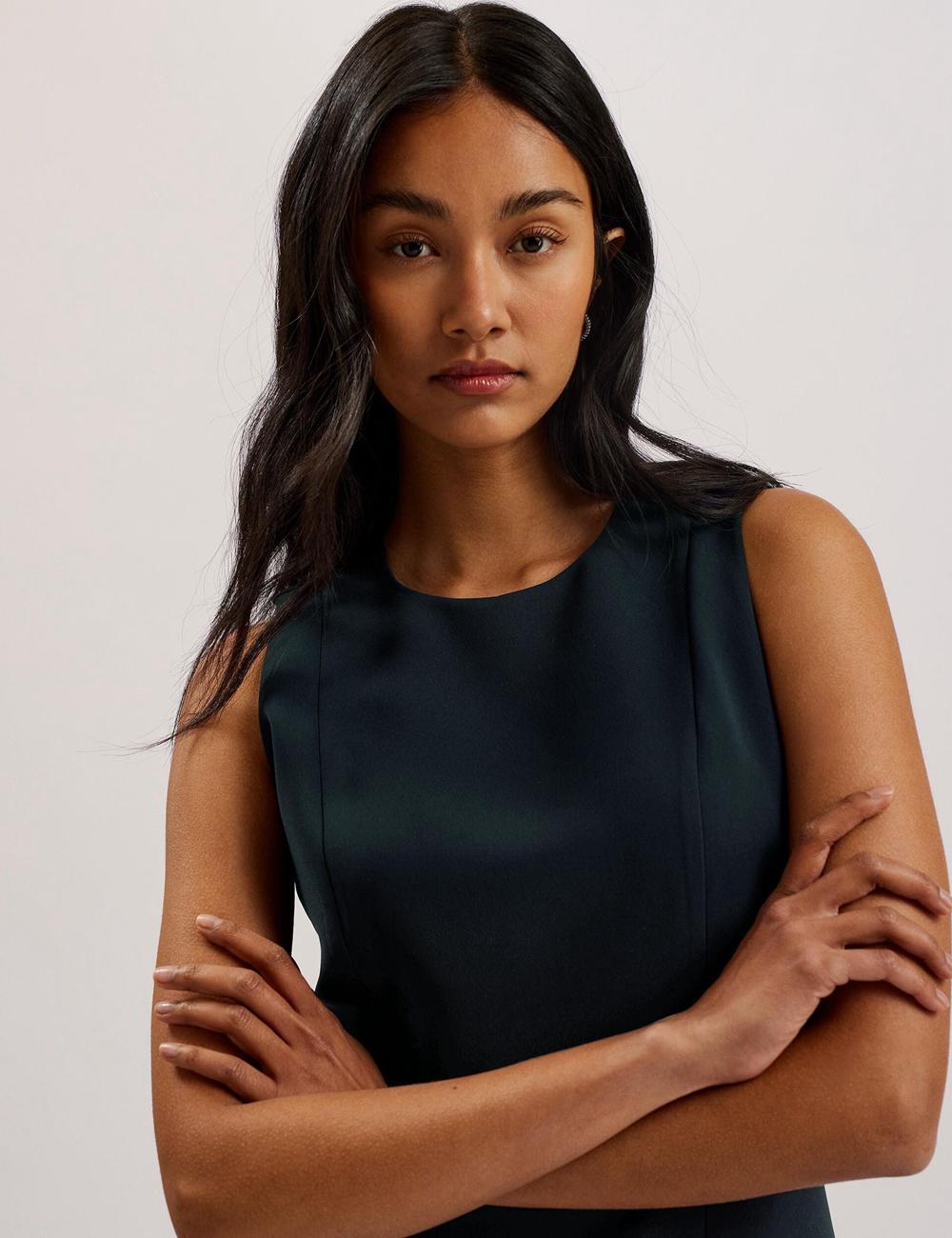 Ted Baker SORRAL - Line Tailored Mini-jurk Dames Zwart | Belgium  957312-FJC