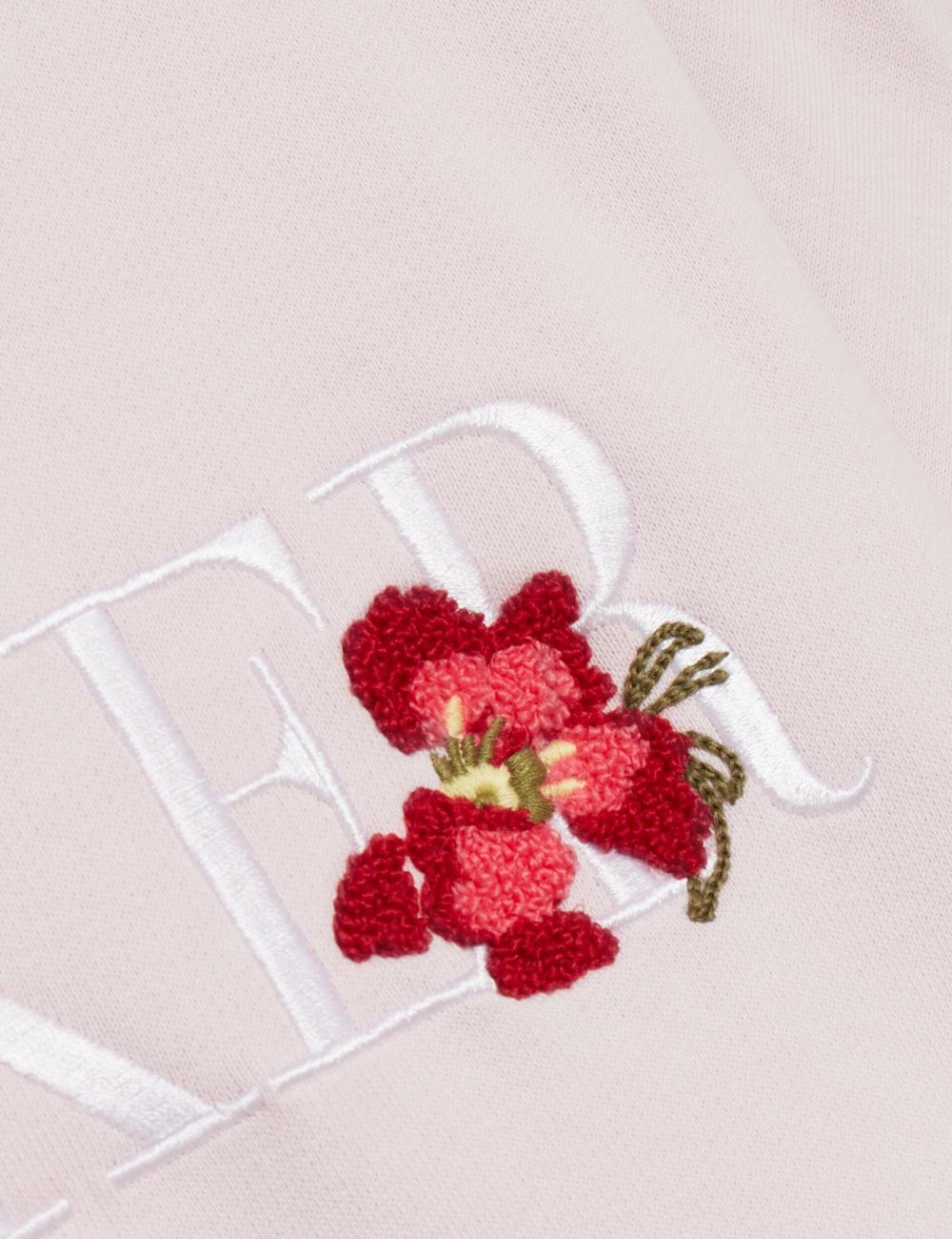 Ted Baker STIILA - Embroidered Logo Pure Cotton Sweatshirts Dames Roze | Belgium  340761-SNR