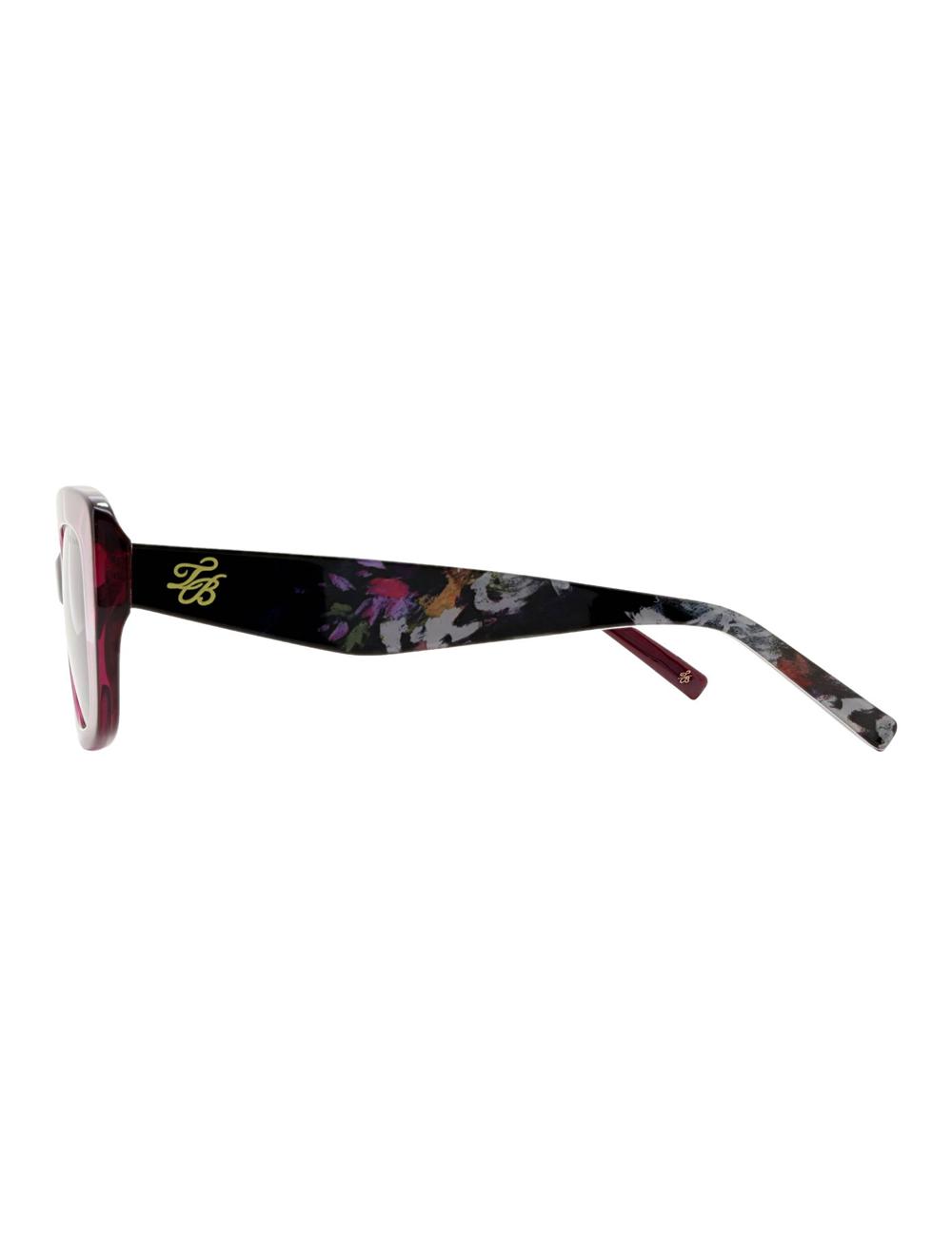 Ted Baker SUMMER - Print Detail Chunky Wrap Zonnebril Dames Paars | Belgium  642780-AKC