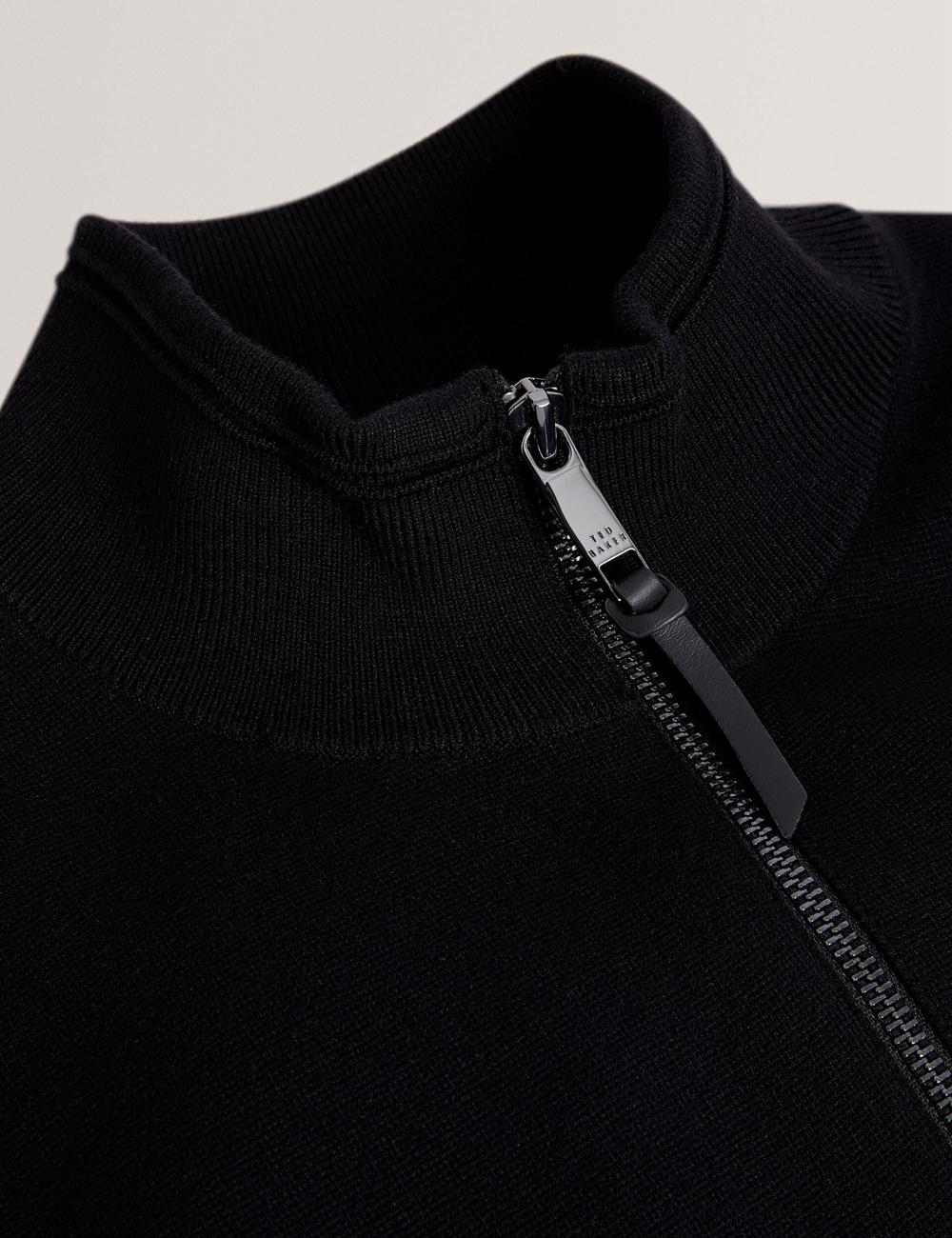 Ted Baker TERINCE - Zip-Through Funnel Neck Gillets Heren Zwart | Belgium  815742-KJY