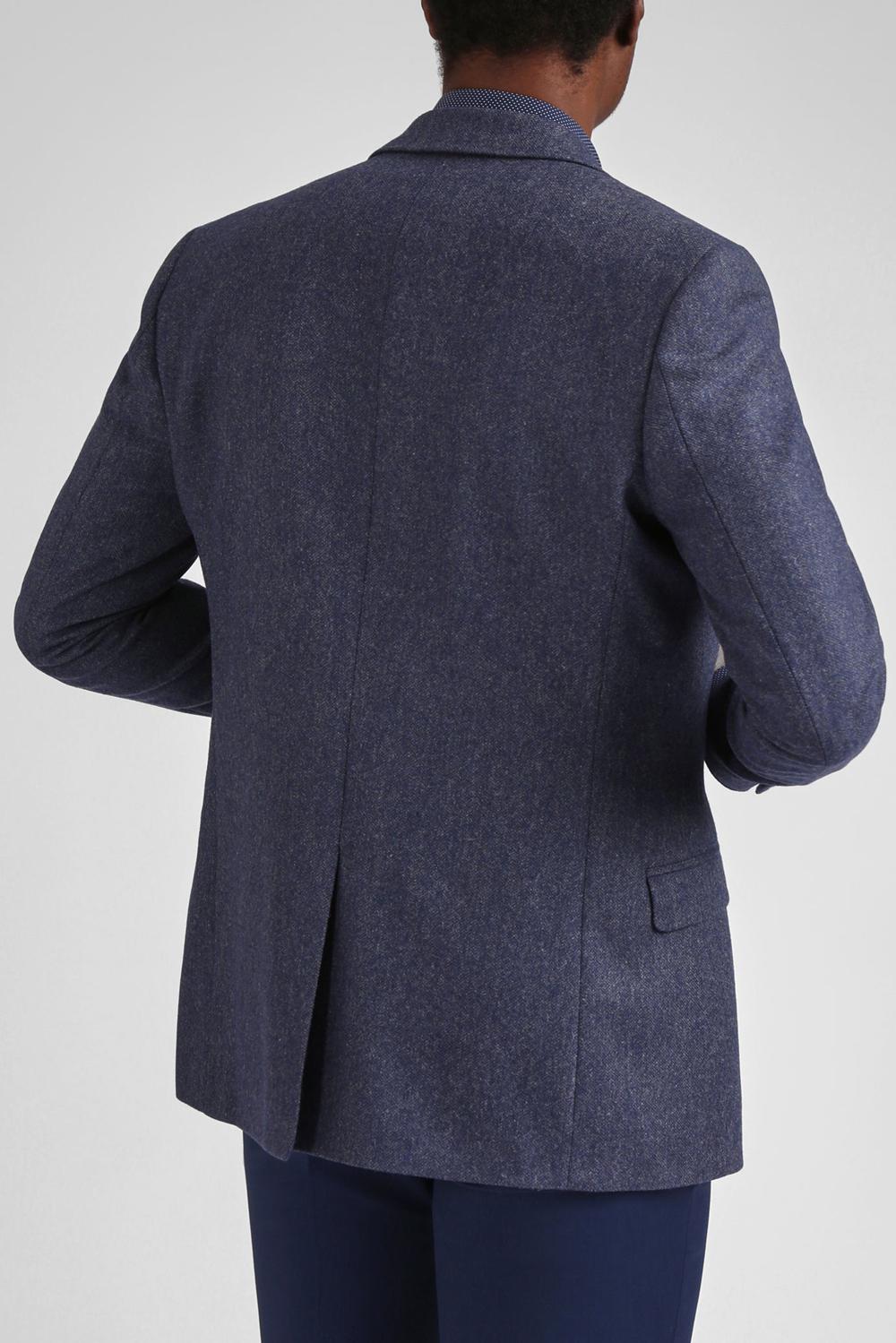 Ted Baker TIANJS - Textured Wool Blend Tailored Blazer Heren Blauw | Belgium  306957-CVU