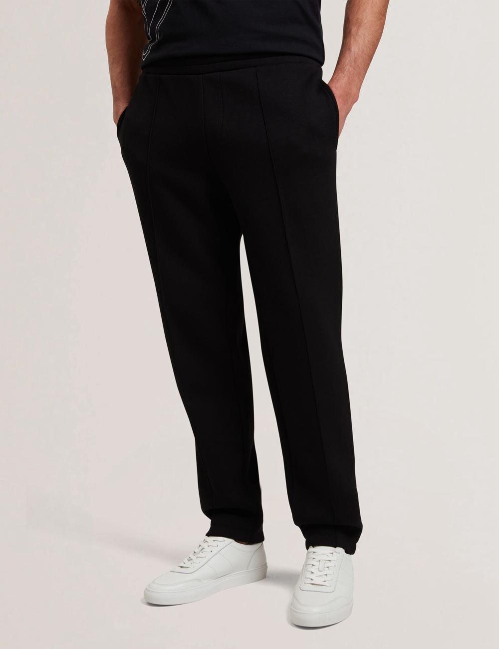 Ted Baker UAVER Slim Fit Neoprene Broek Heren Zwart | Belgium  586139-ZSF