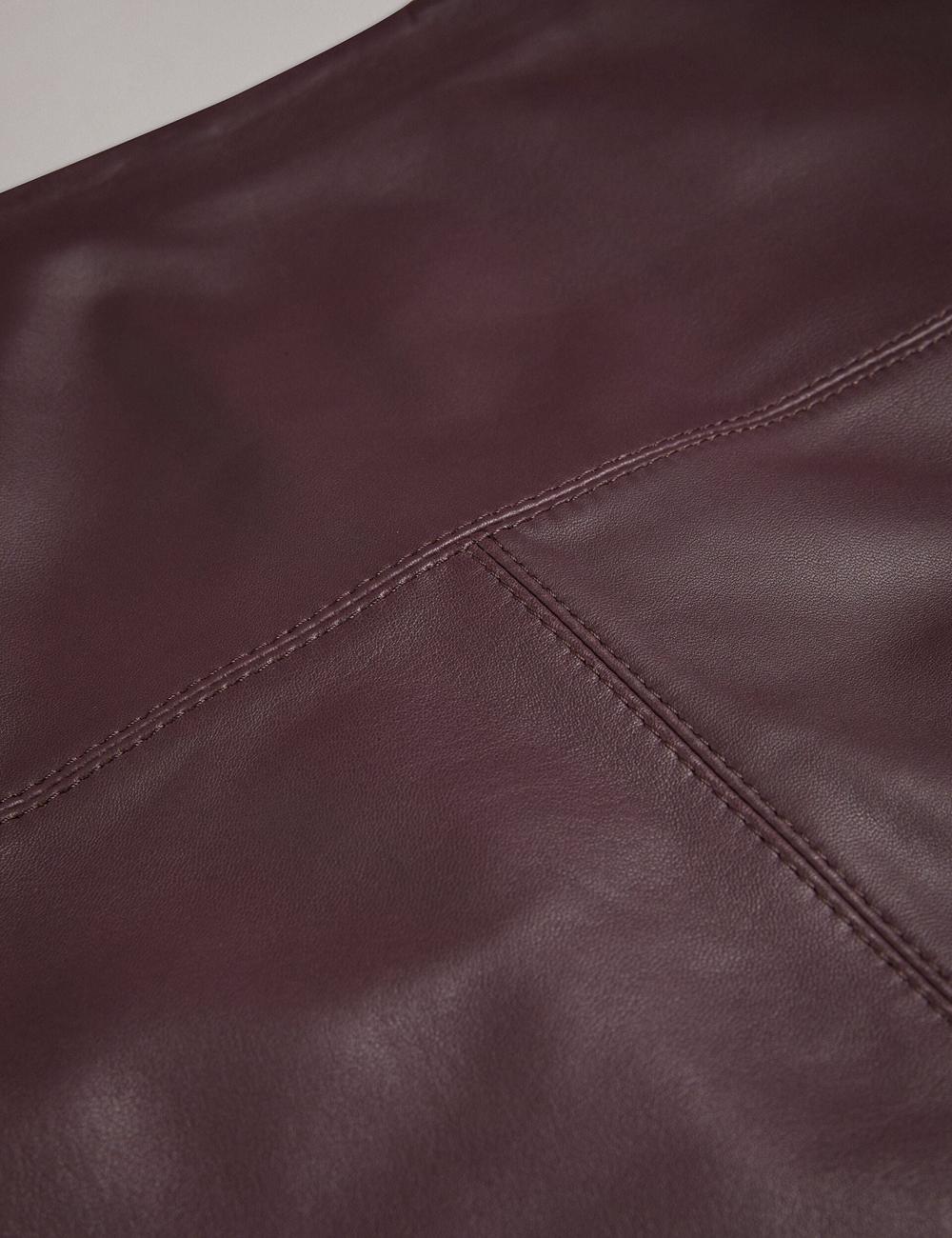 Ted Baker VALIAT - A-Line Leather Rokken Dames Rood | Belgium  907152-ZAM